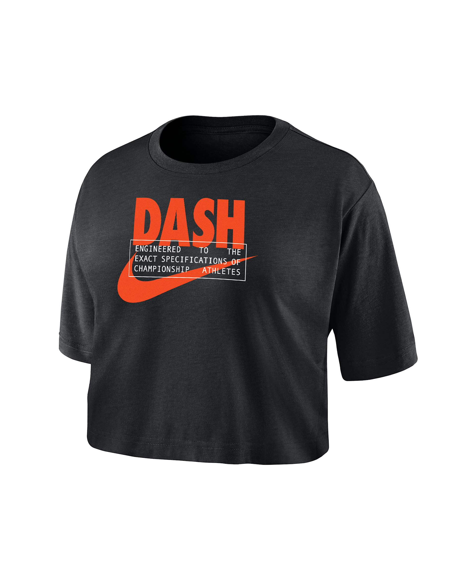 Houston Dash Women's Nike Dri-FIT Soccer Cropped T-Shirt - Black