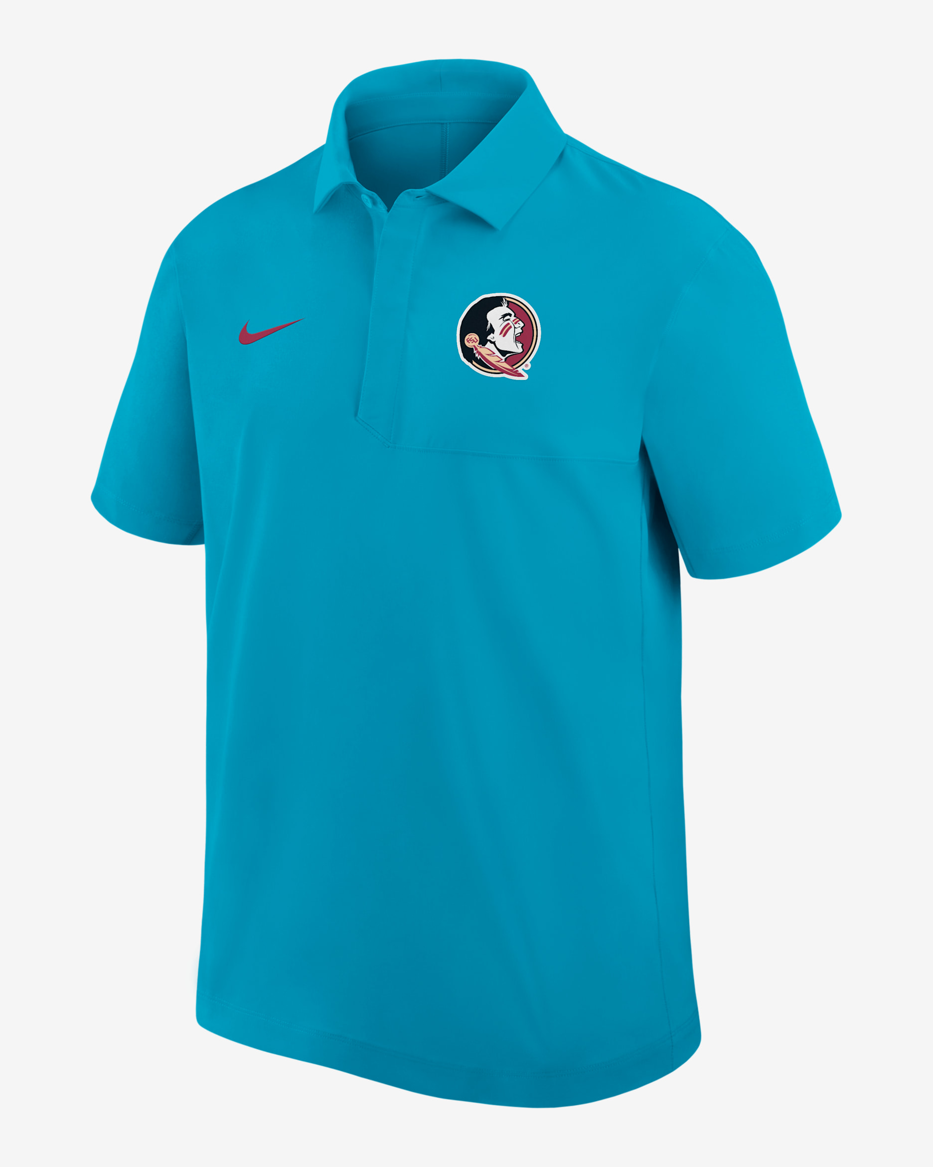 Florida State Men's Nike Dri-FIT College Polo - Turquoise