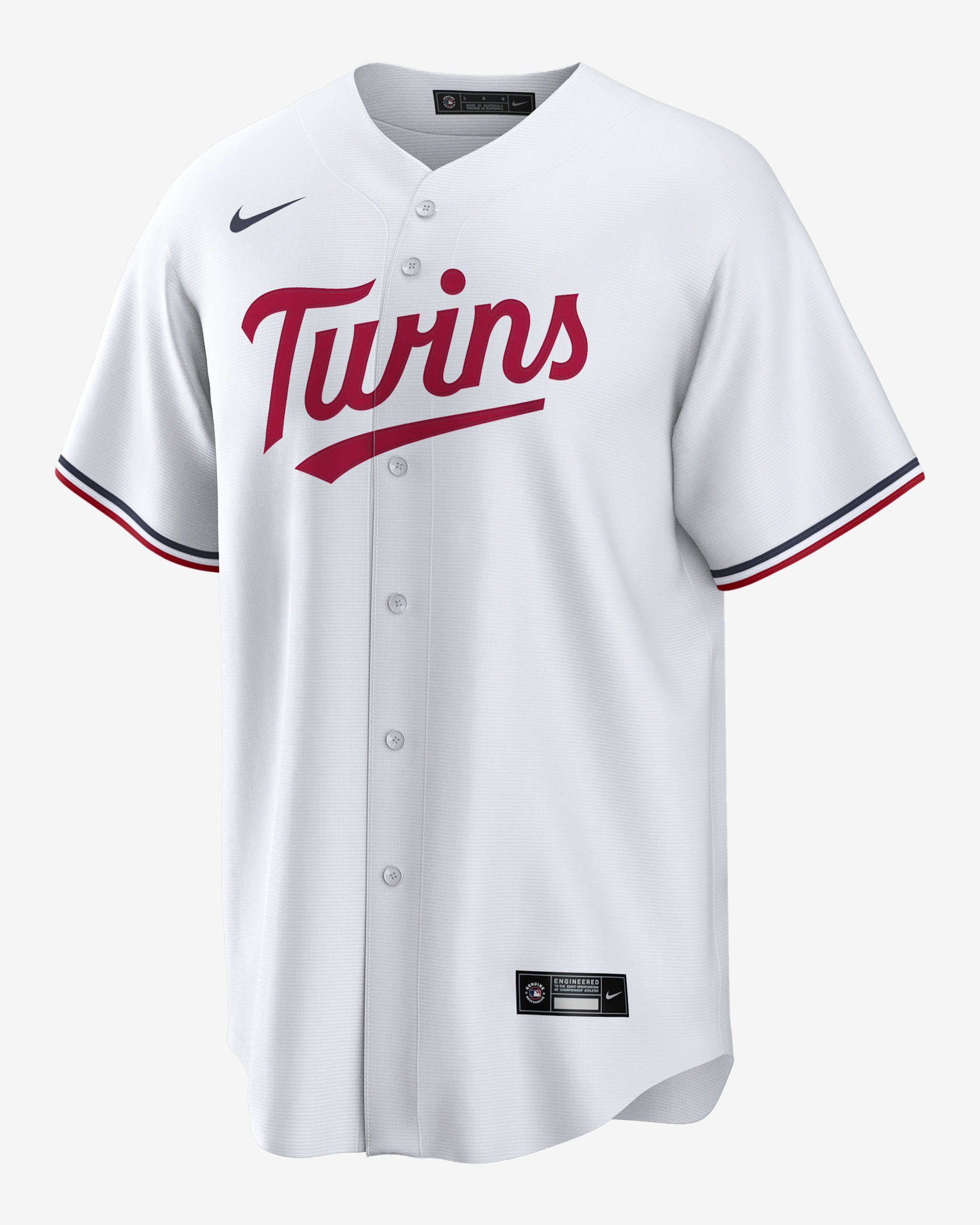Jersey de béisbol Replica para hombre MLB Minnesota Twins (Carlos Correa) - Blanco