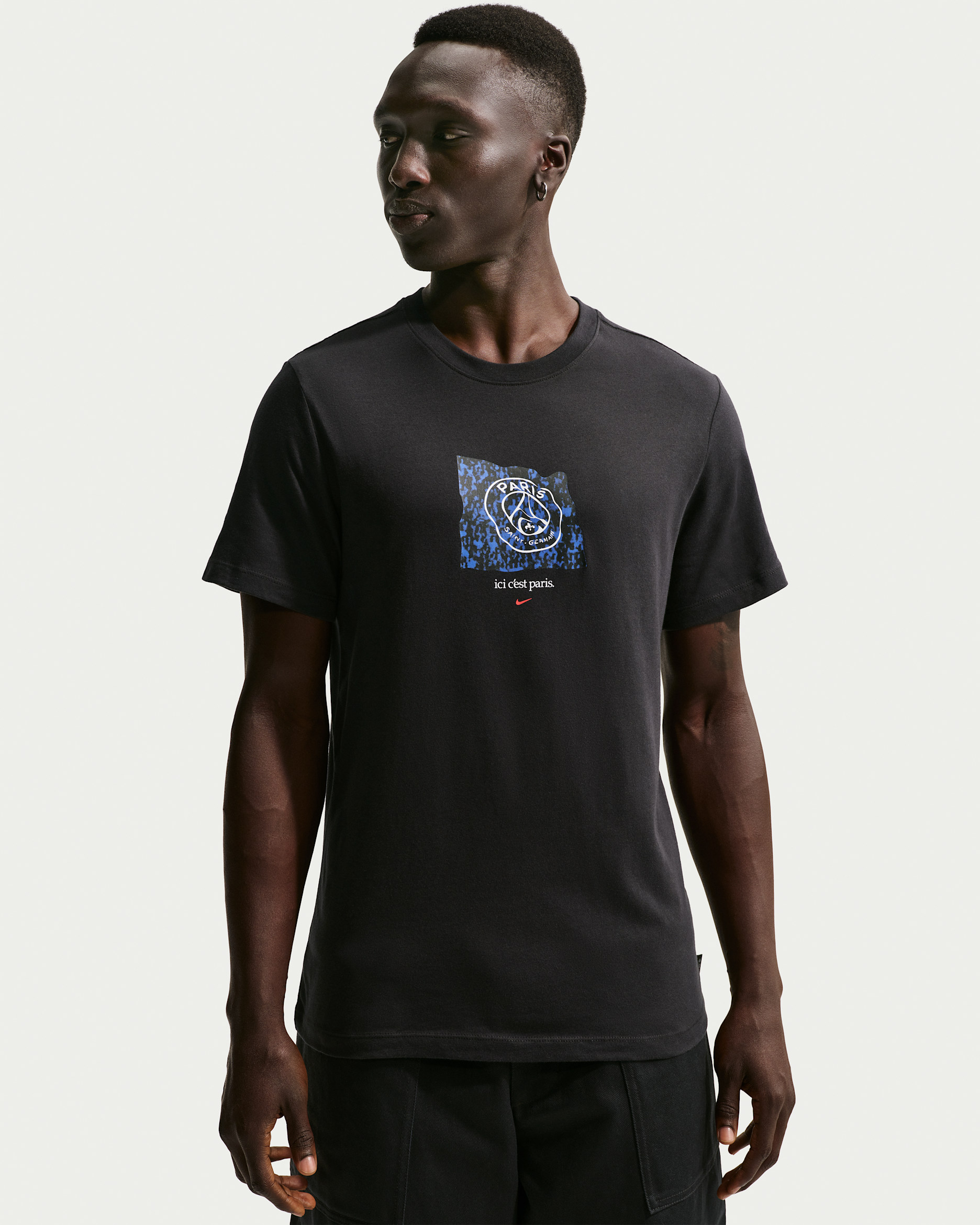 Paris Saint-Germain Men's Nike Soccer T-Shirt - Black