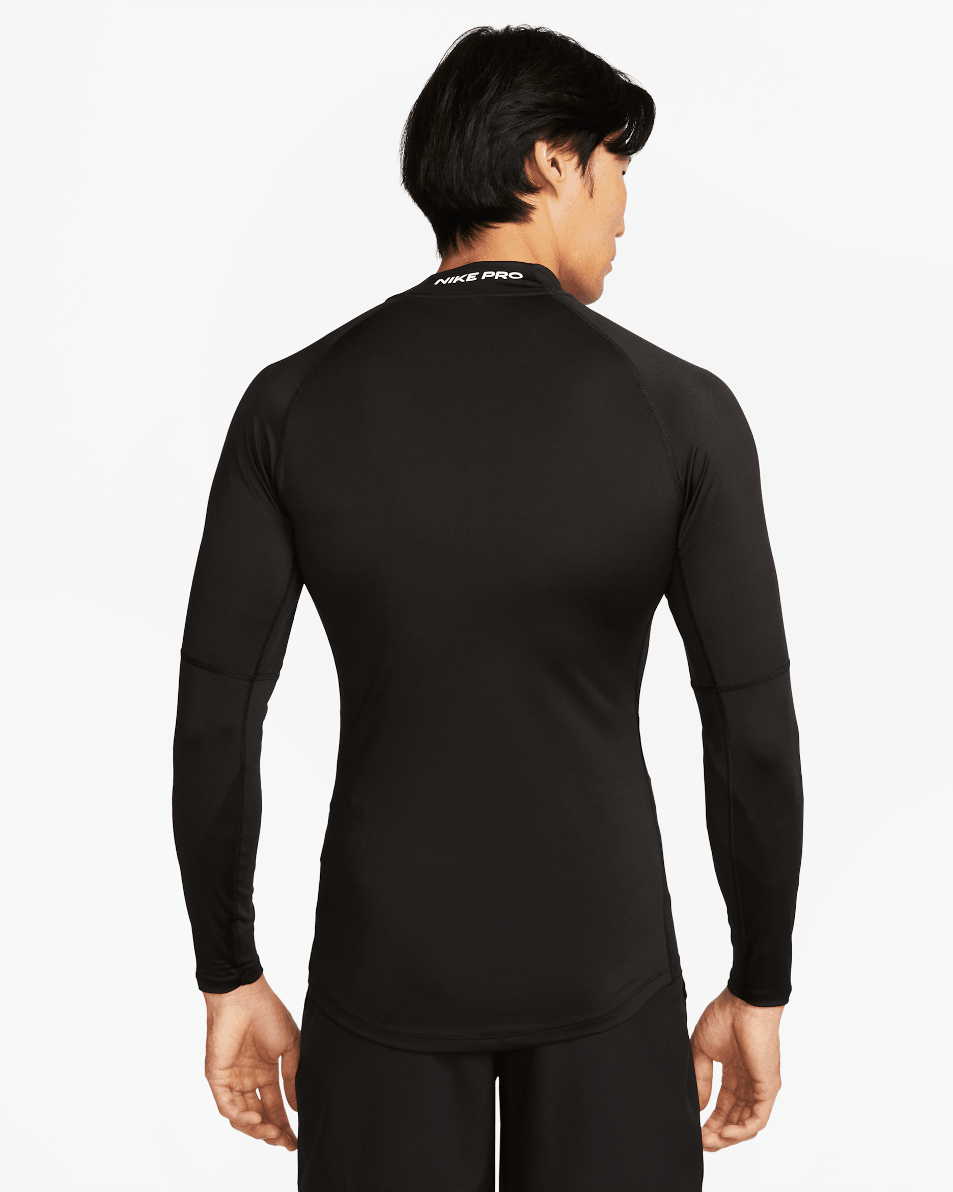 Nike Pro Men's Dri-FIT Fitness Mock-Neck Long-Sleeve Top