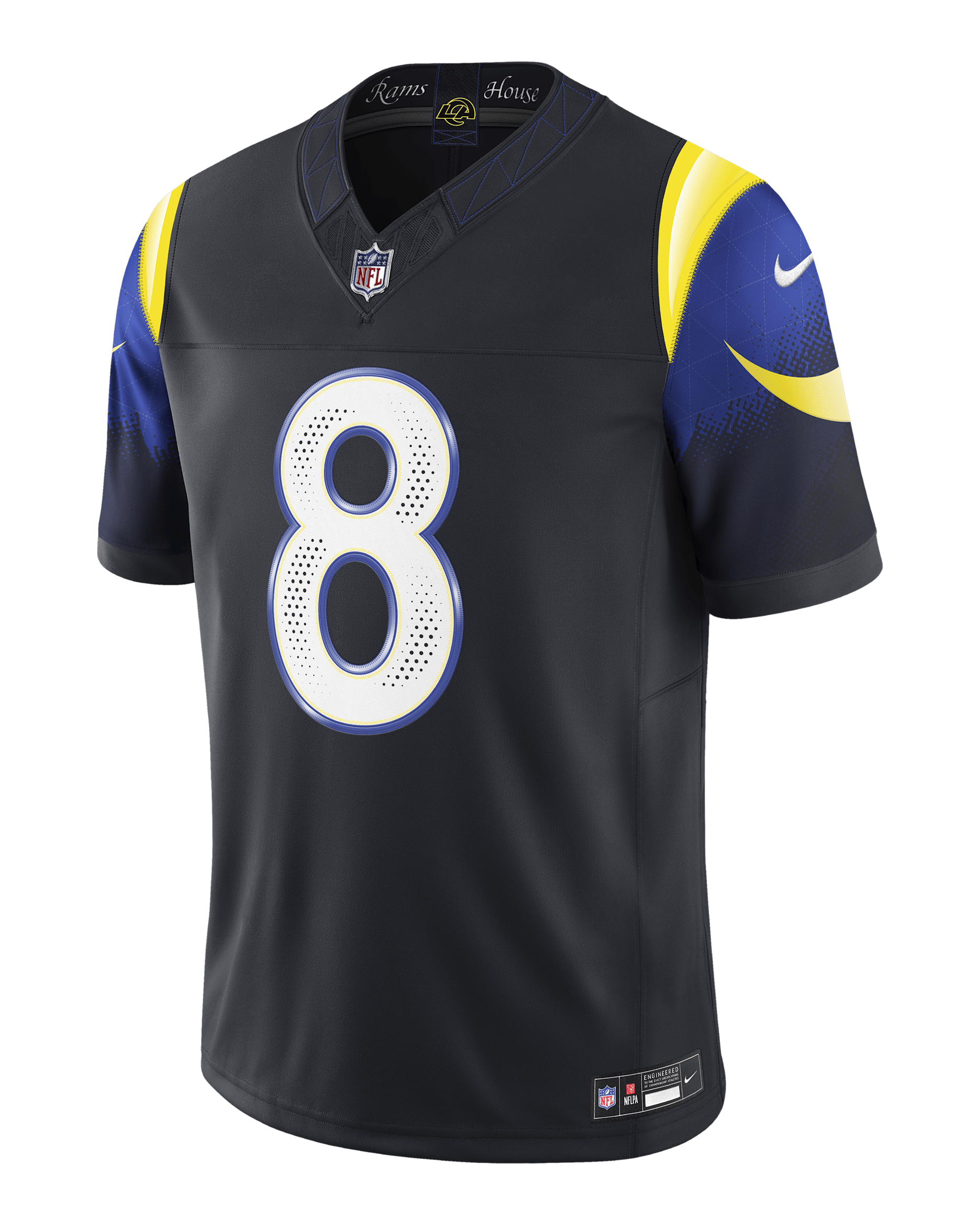 Jared Verse Los Angeles Rams Rivalries Collection Men's Nike Dri-FIT NFL Limited Jersey - Blue