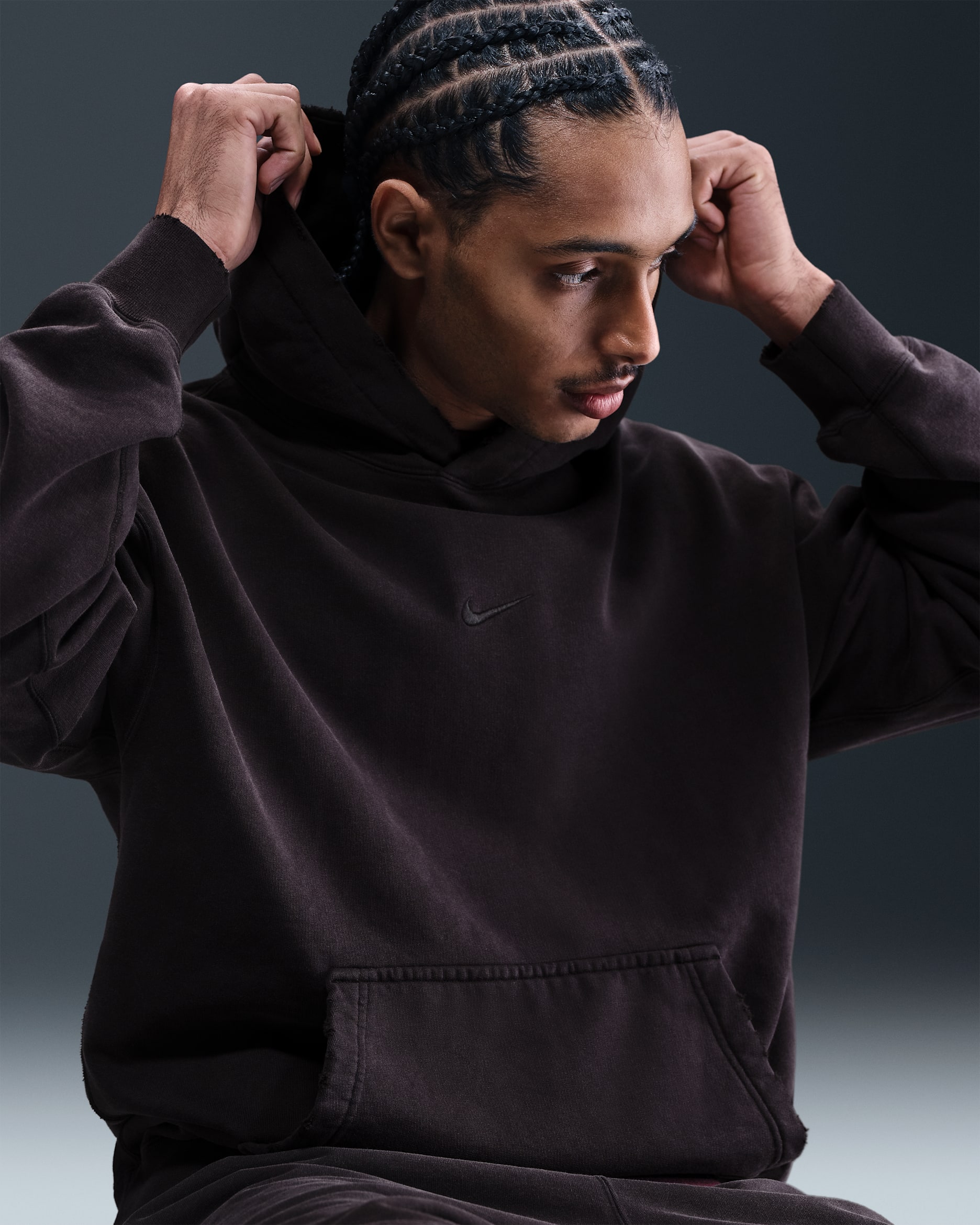 Nike Solo Swoosh Men's French Terry Pullover Hoodie