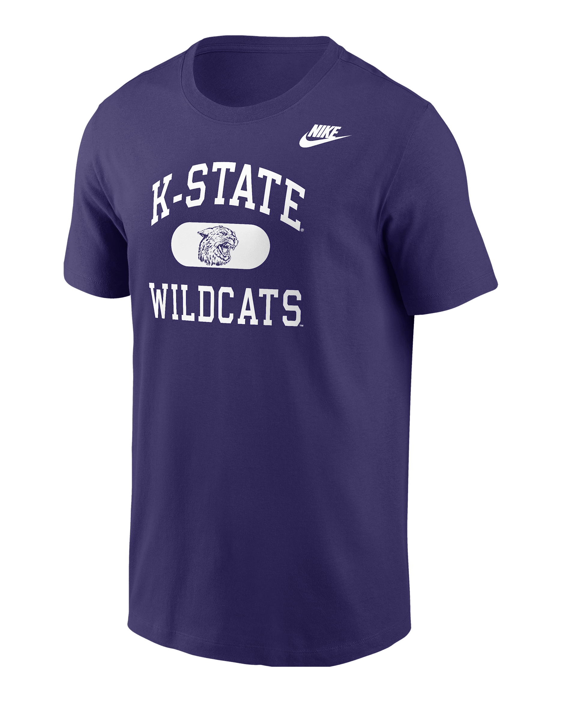 Kansas State Wildcats Men's Nike College T-Shirt - New Orchid