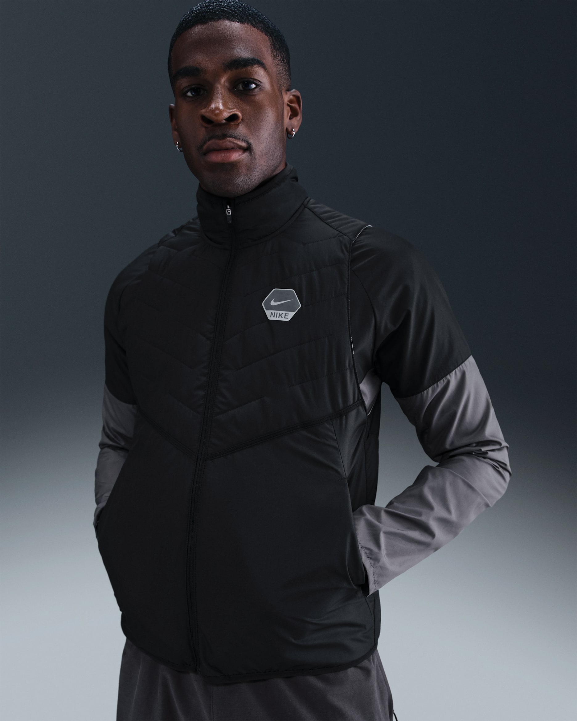 Nike Sportswear City Side Laufweste (Herren) - Schwarz/Schwarz