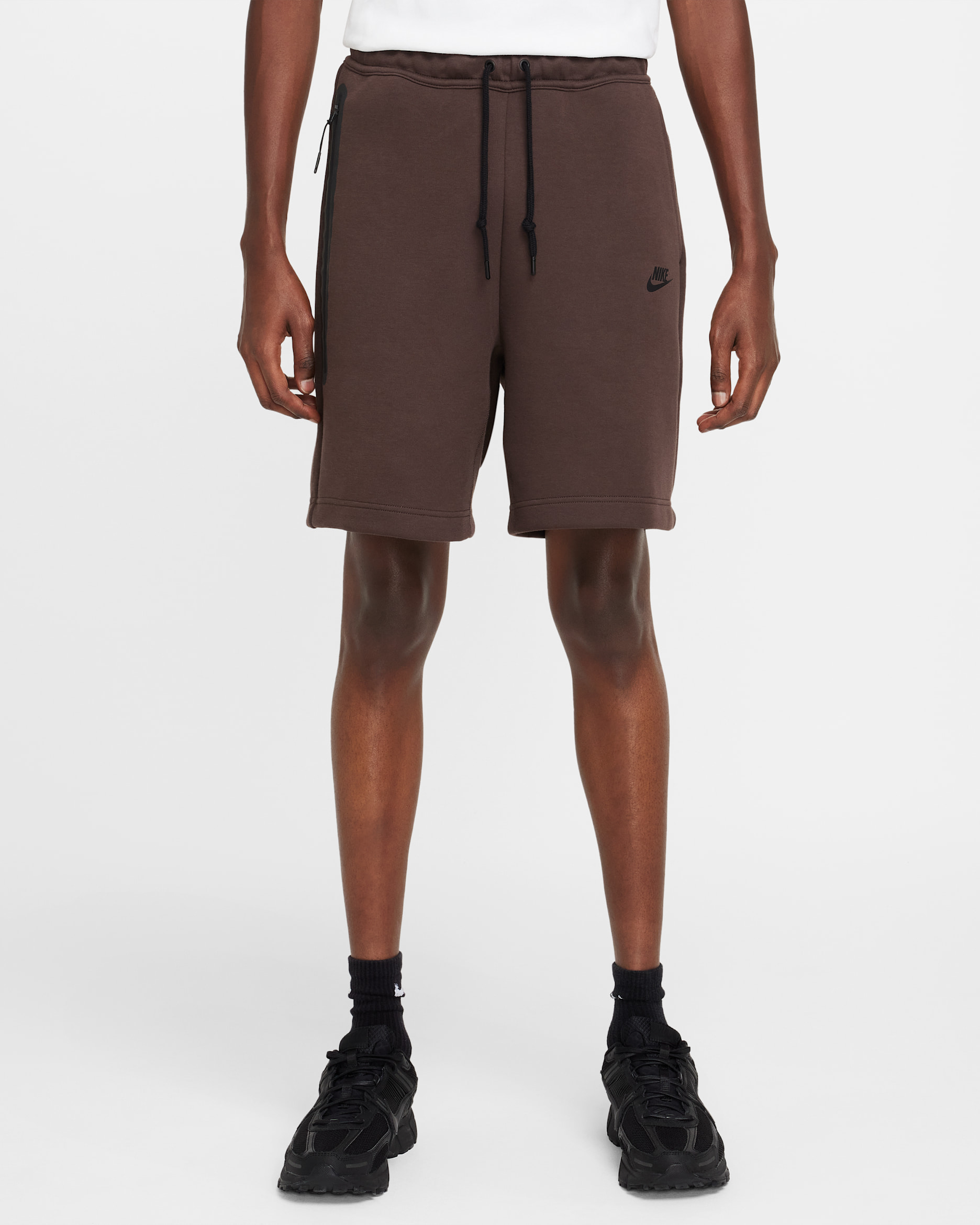 Shorts para hombre Nike Sportswear Tech Fleece - Marrón barroco/Negro