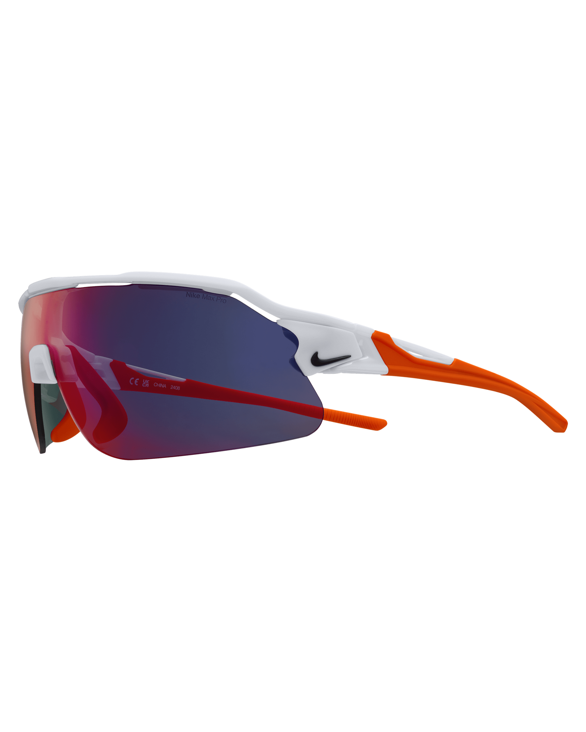 Lentes de sol con diseño avanzado Field Tint Nike Flyfree Shield - Blanco