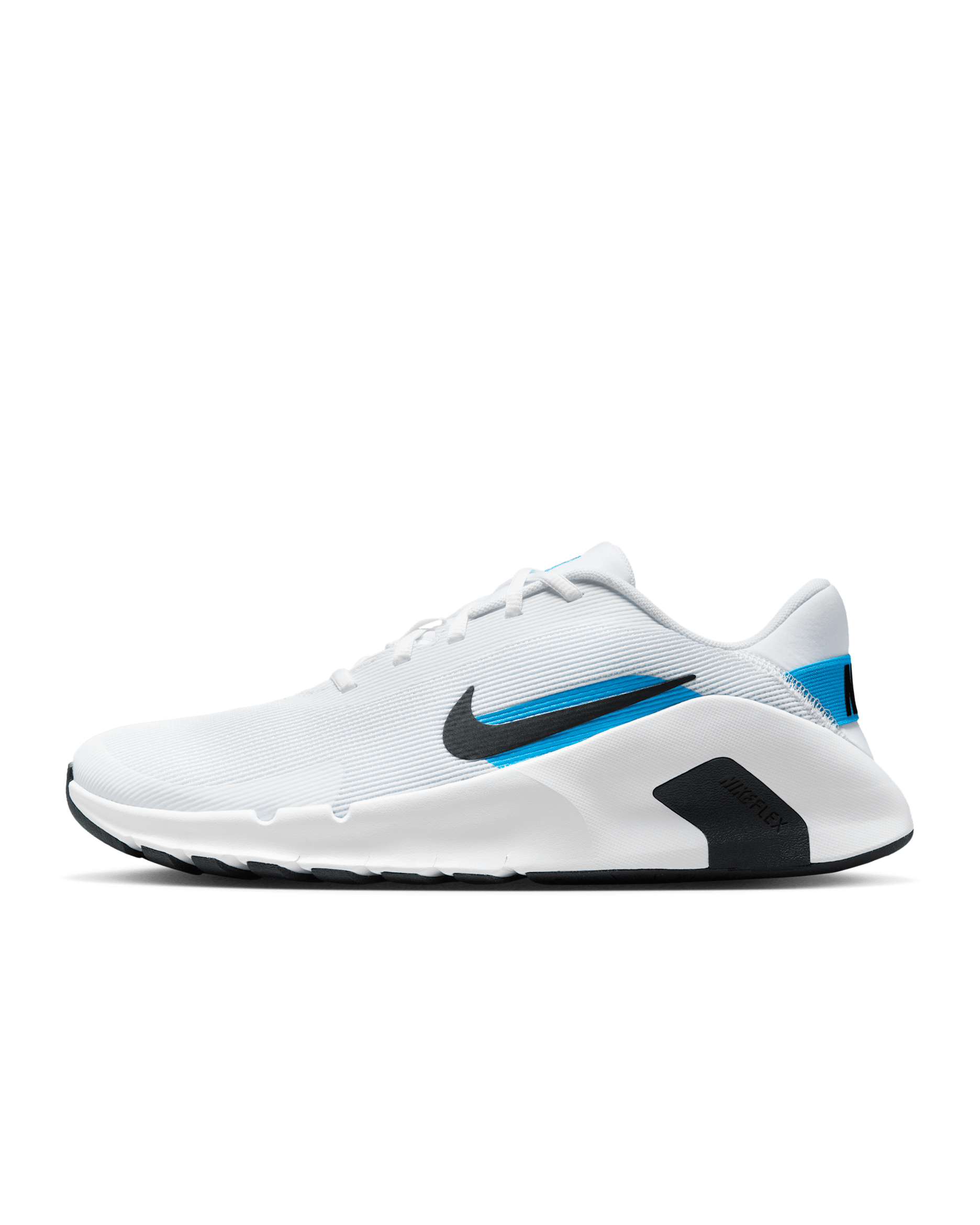 Tenis de entrenamiento para hombre Nike Flex Train - Blanco/Azul héroe/Negro