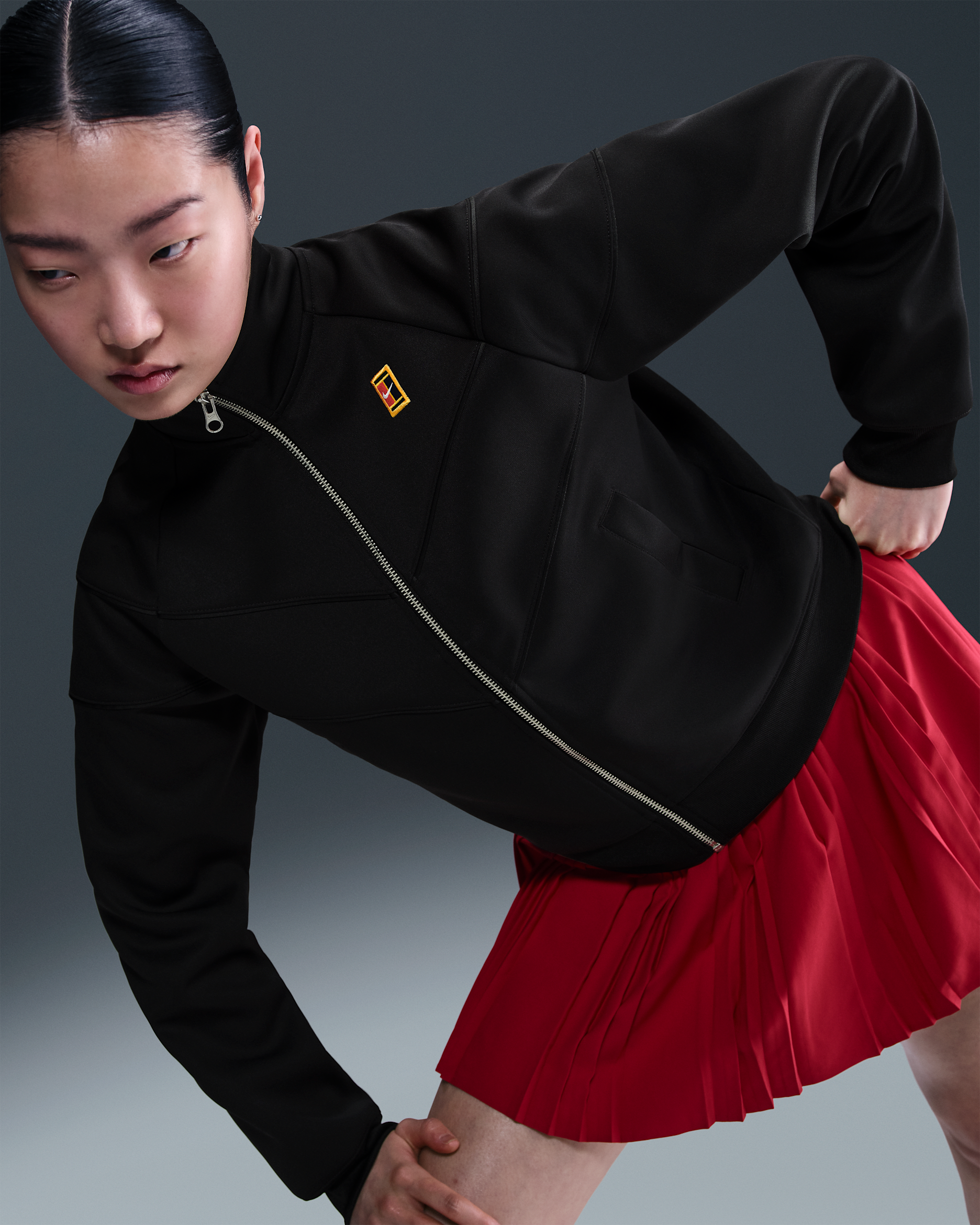 NikeCourt Heritage Windrunner Women's Tennis Jacket - Black