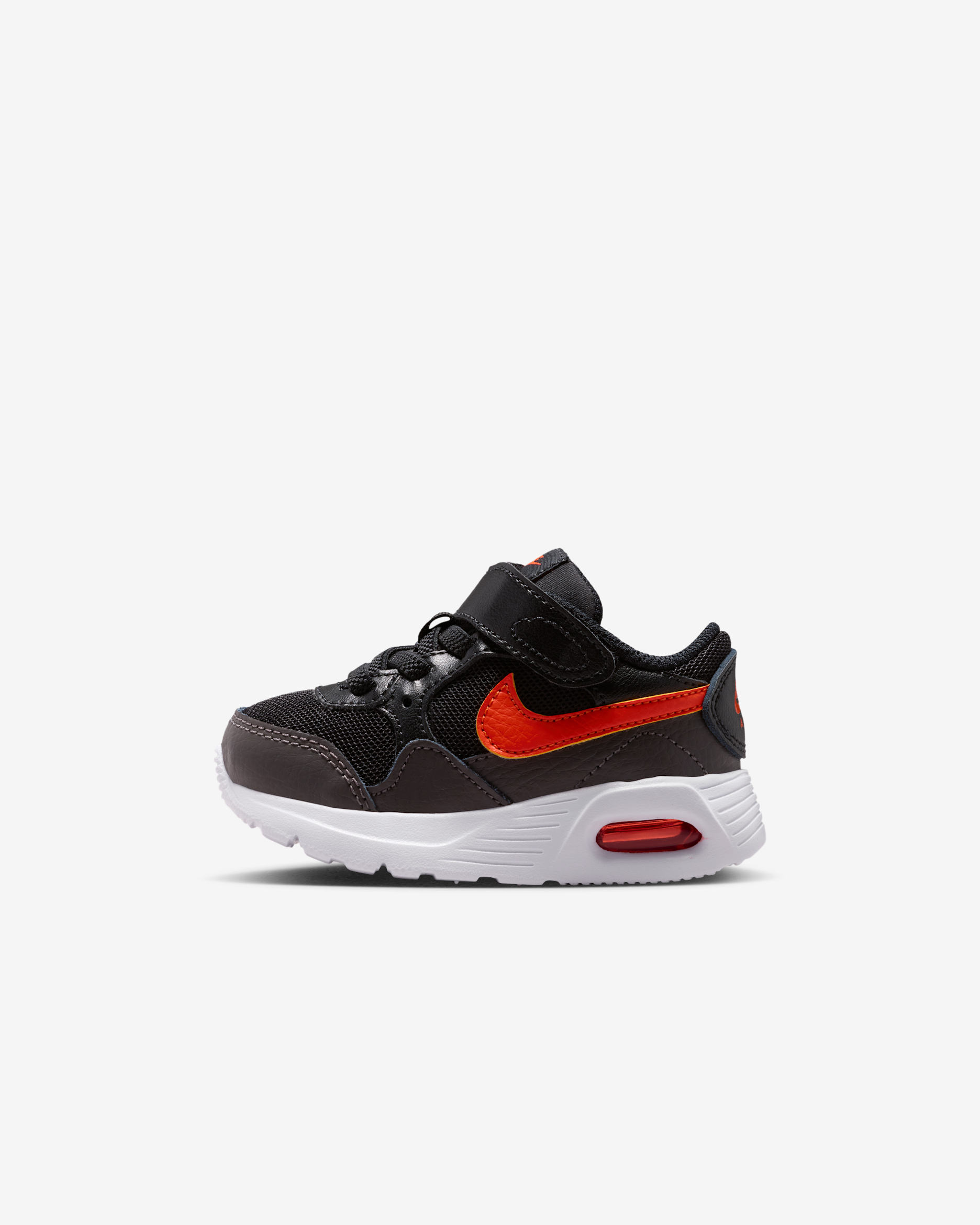 Tenis para bebé e infantil Nike Air Max SC - Negro/Ceniza medio/Naranja team