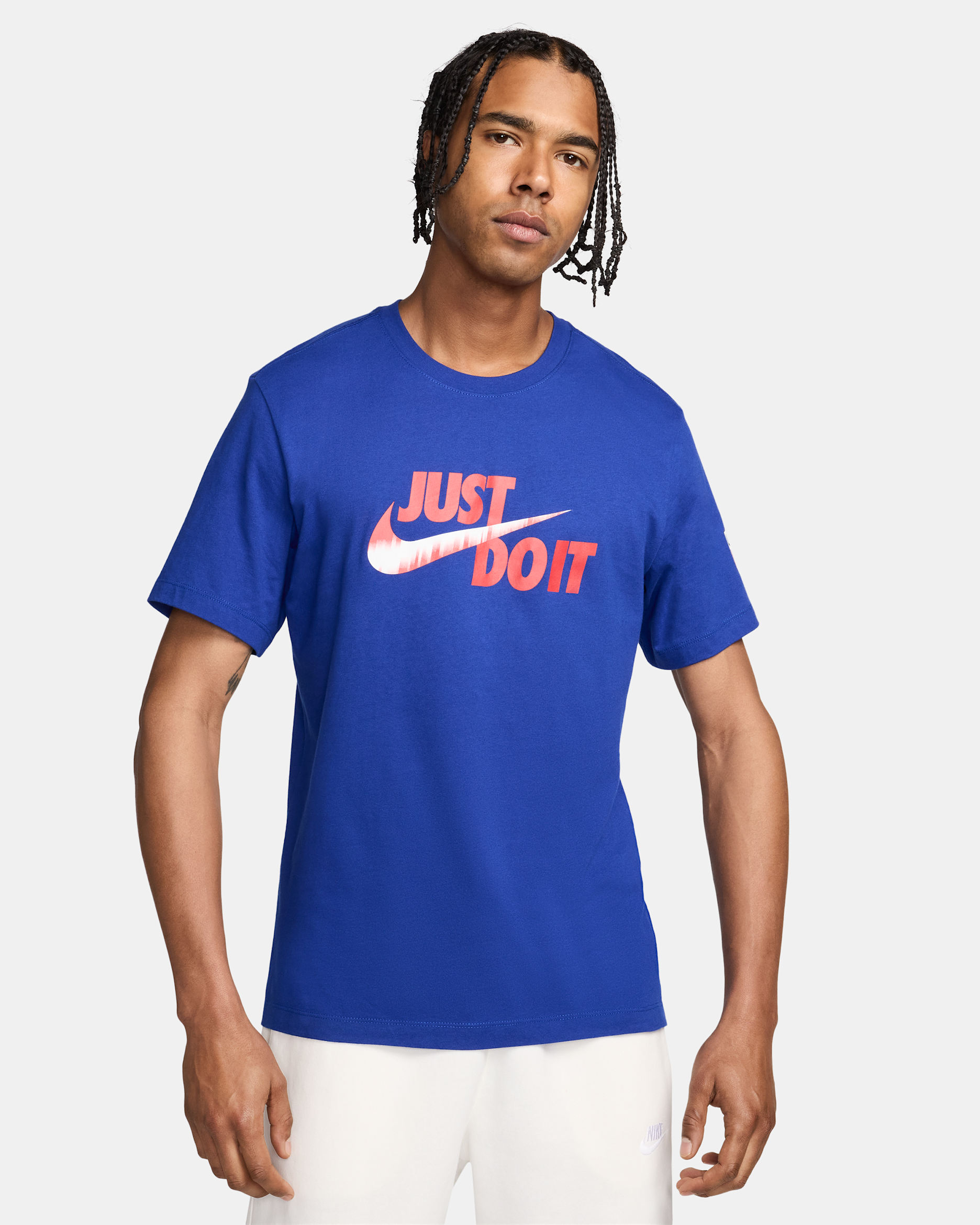 Playera de fútbol Nike para hombre de la selección nacional de fútbol masculino de Estados Unidos - Azul eléctrico