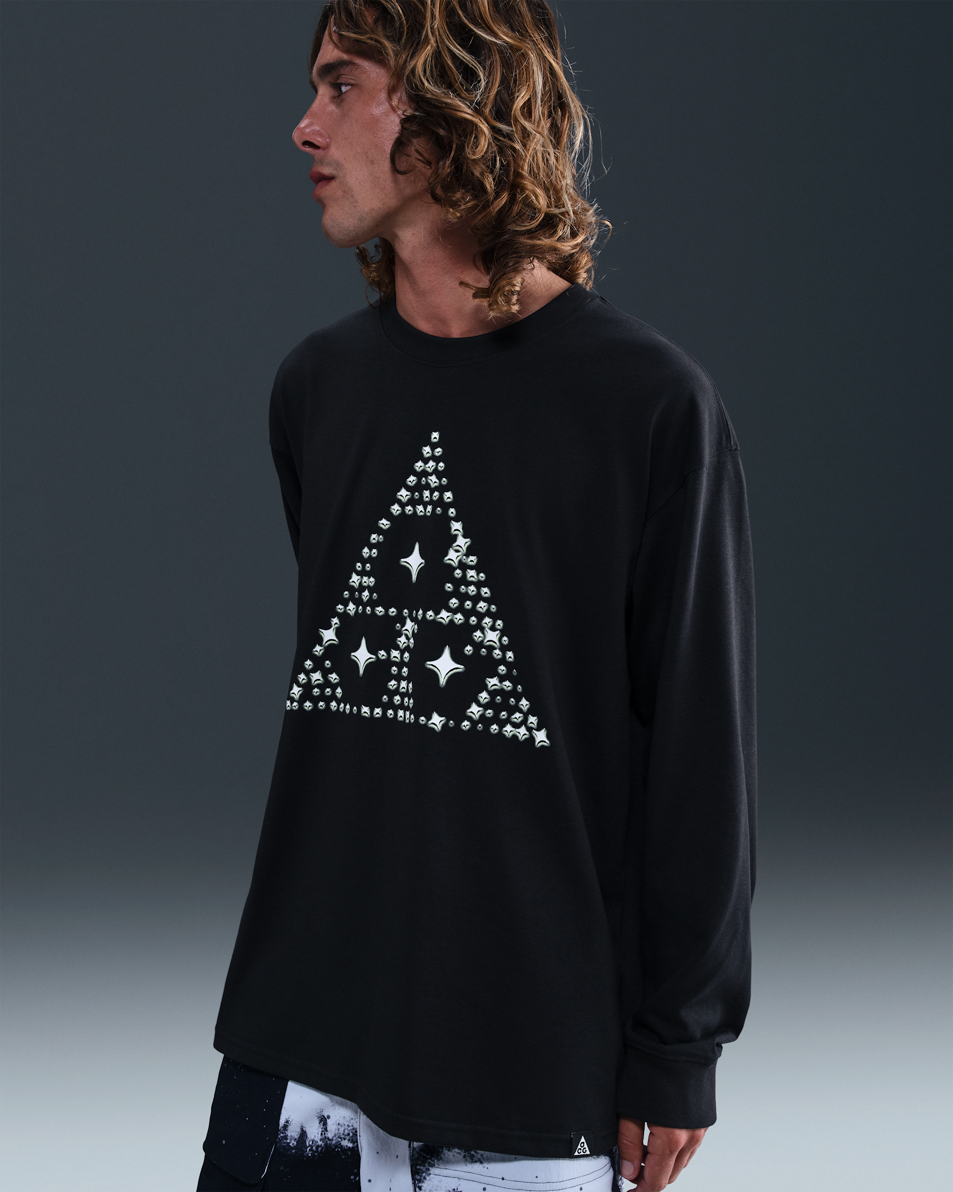 Playera para hombre Nike ACG - Negro