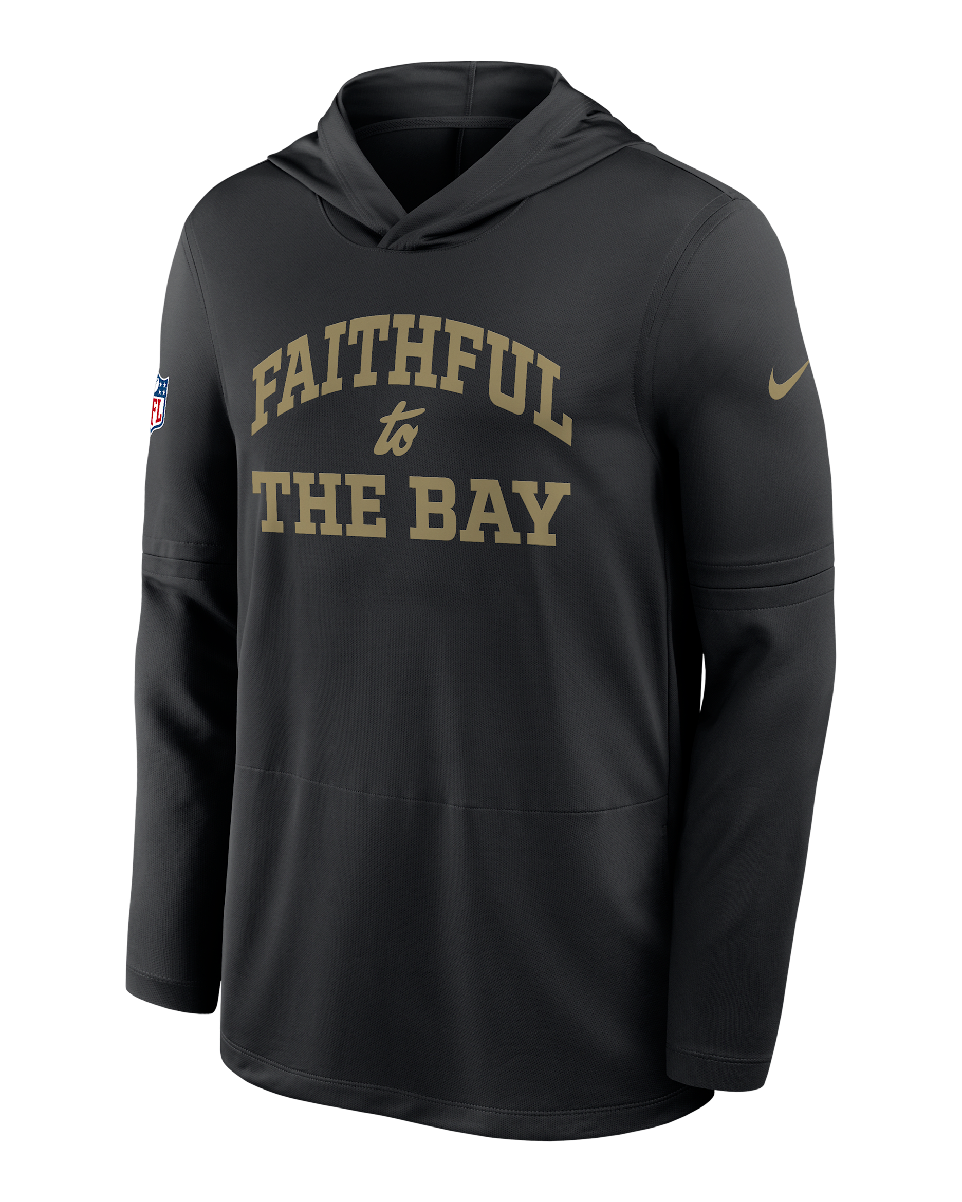 San Francisco 49ers Rivalries Collection Sideline Men's Nike Dri-FIT NFL Long-Sleeve Hooded Top - Black