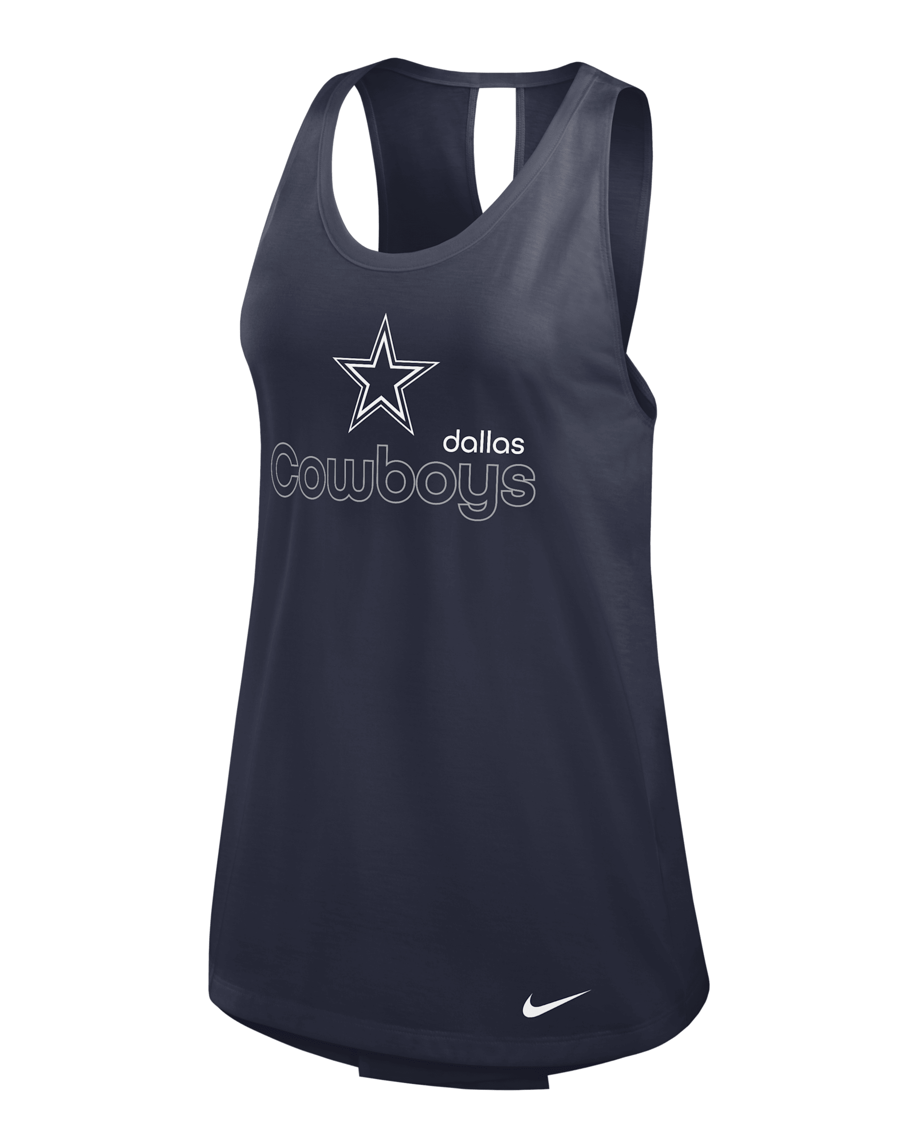 Dallas Cowboys Women's Nike Dri-FIT NFL Tank Top - Navy