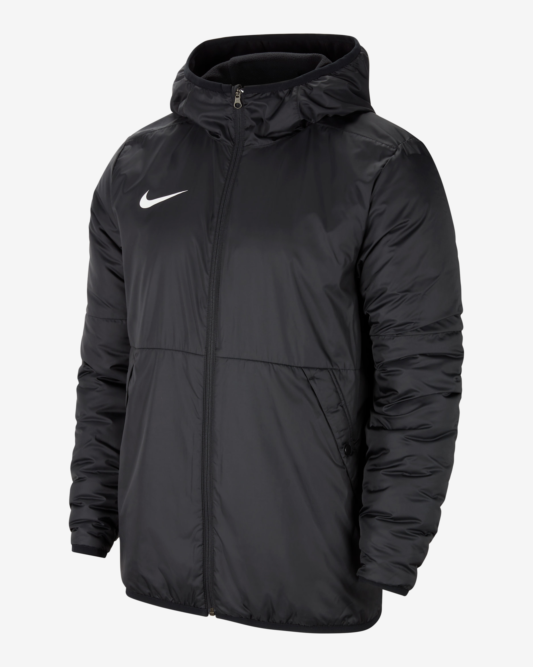 ナイキ サーマ レペル パーク メンズ サッカージャケット - ブラック/ホワイト