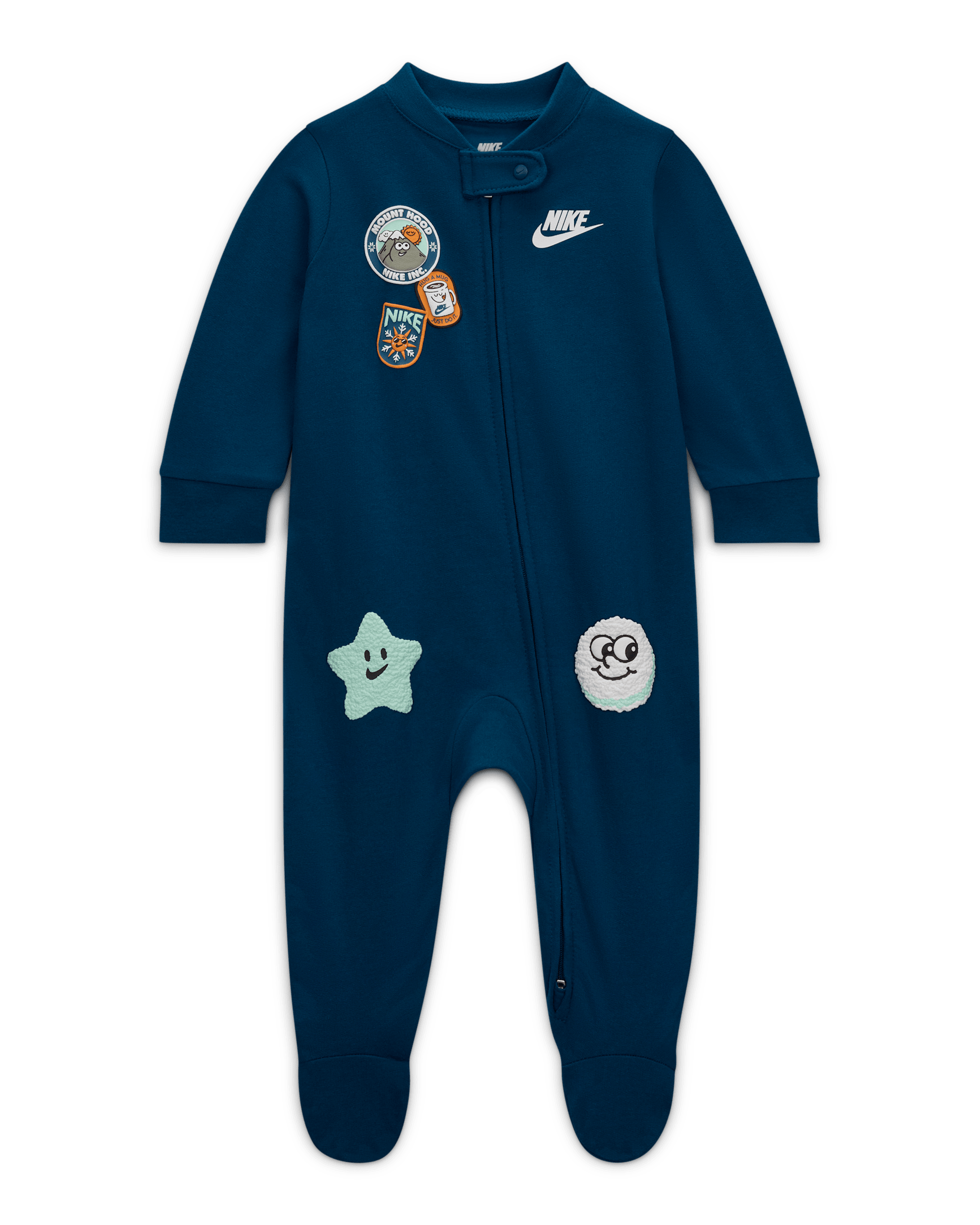 ナイキ ベビー フーテッド カバーオール - ブルーフォース