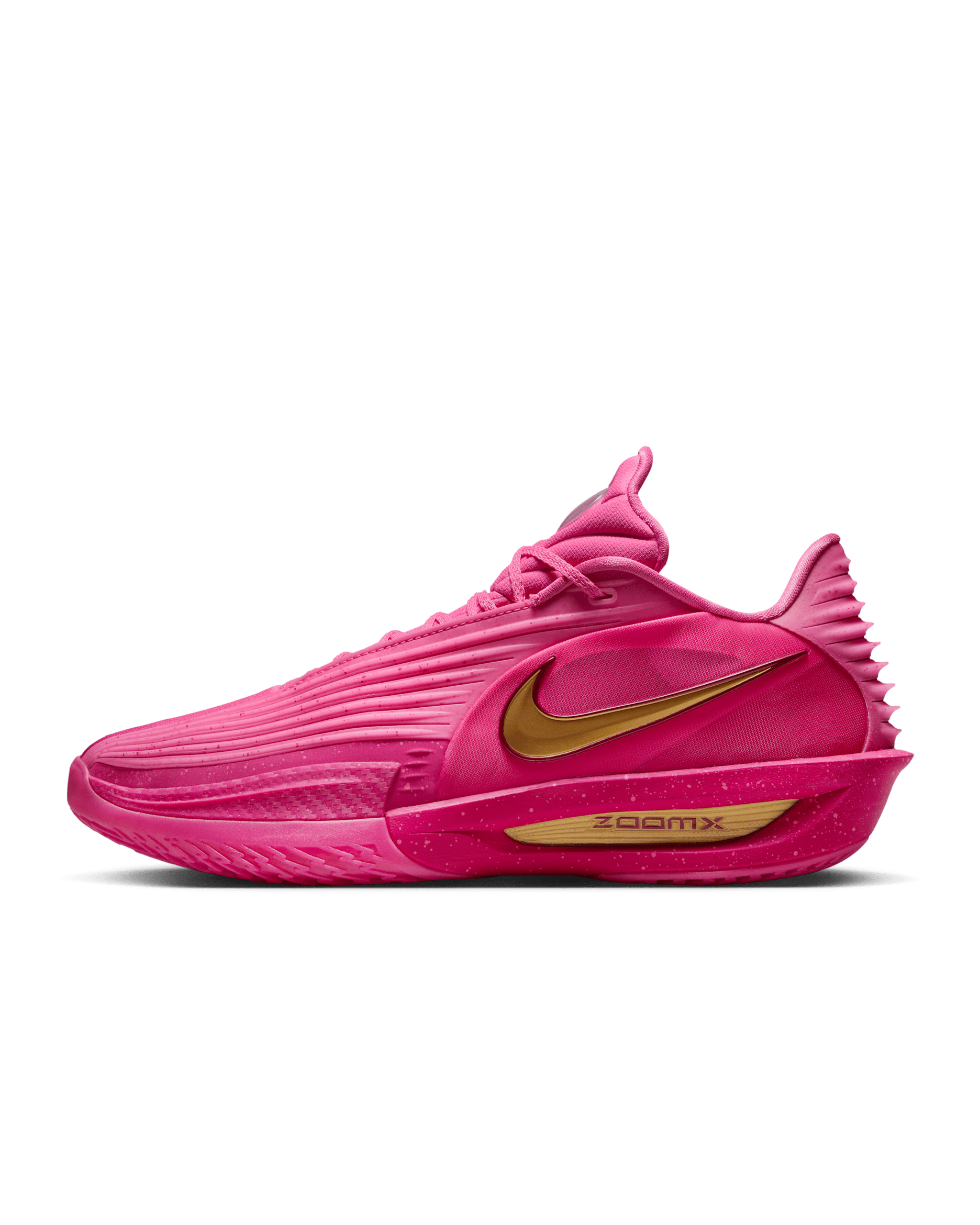 G.T. Cut 3 Turbo Basketball Shoes - Fireberry/Pinksicle/Noble Red/Metallic Gold