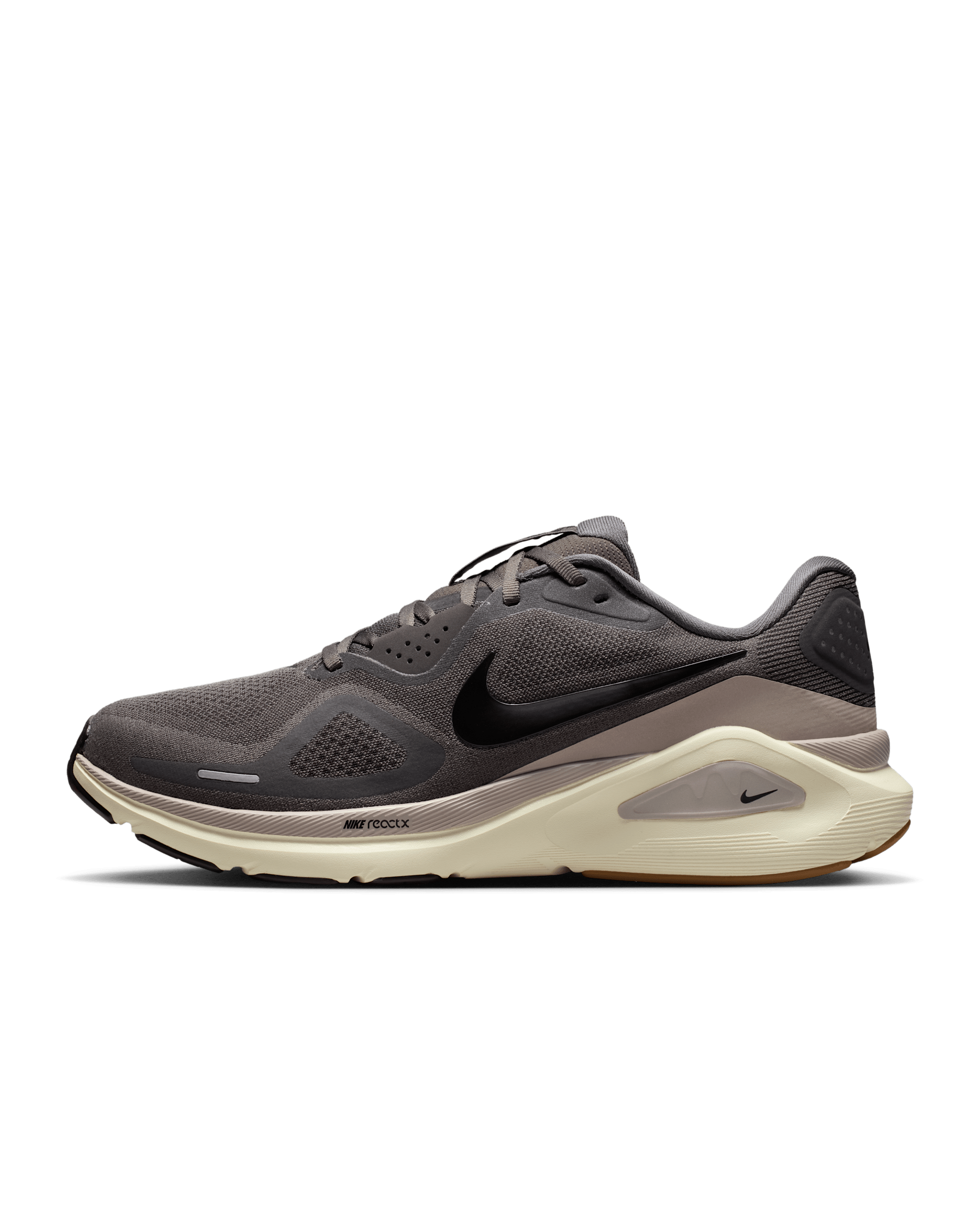 Nike Structure 26 hardloopschoenen voor heren (straat) - Medium Ash/College Grey/Coconut Milk/Zwart