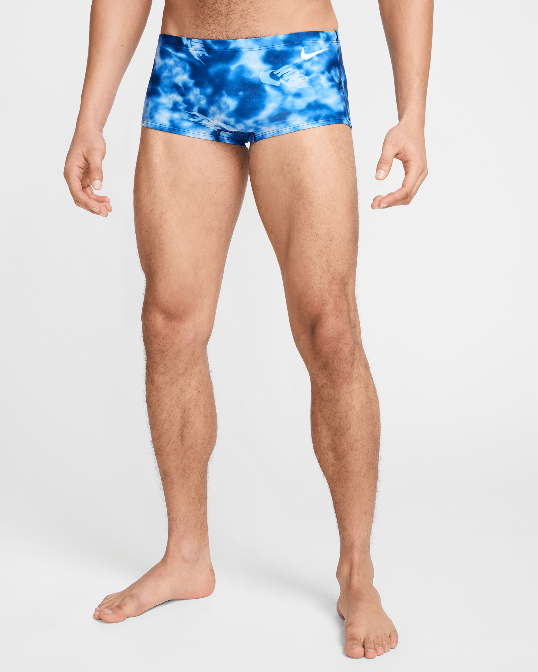 Traje de baño de pierna cuadrada Nike Swim HydraStrong para hombre - Azul universitario/Royal juego/Azul universitario