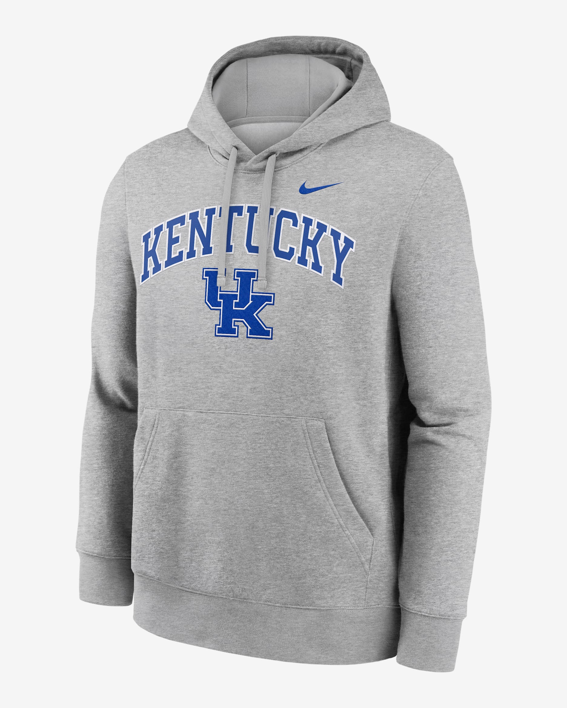 Kentucky Arch Men's Nike College Pullover Hoodie - Grey