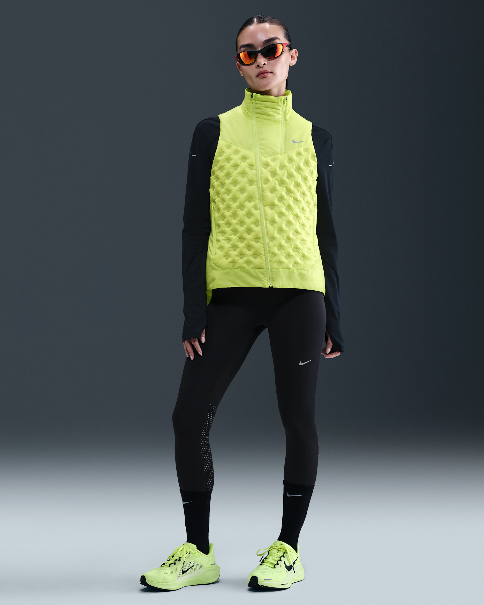 Nike Tempo Flash Women's High-Waisted 7/8 Running Leggings - Black