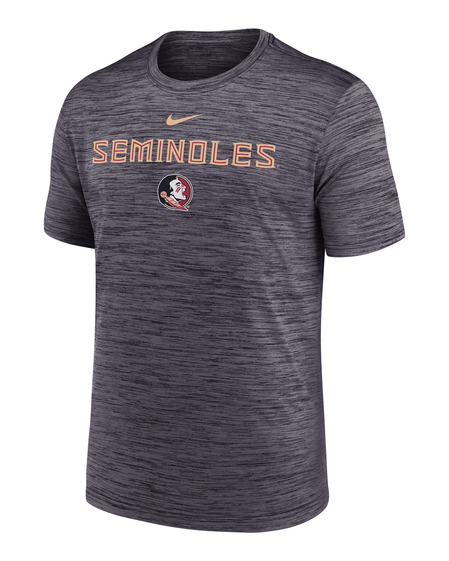 Playera universitaria Nike Dri-FIT para hombre Florida State Sideline Velocity - Negro