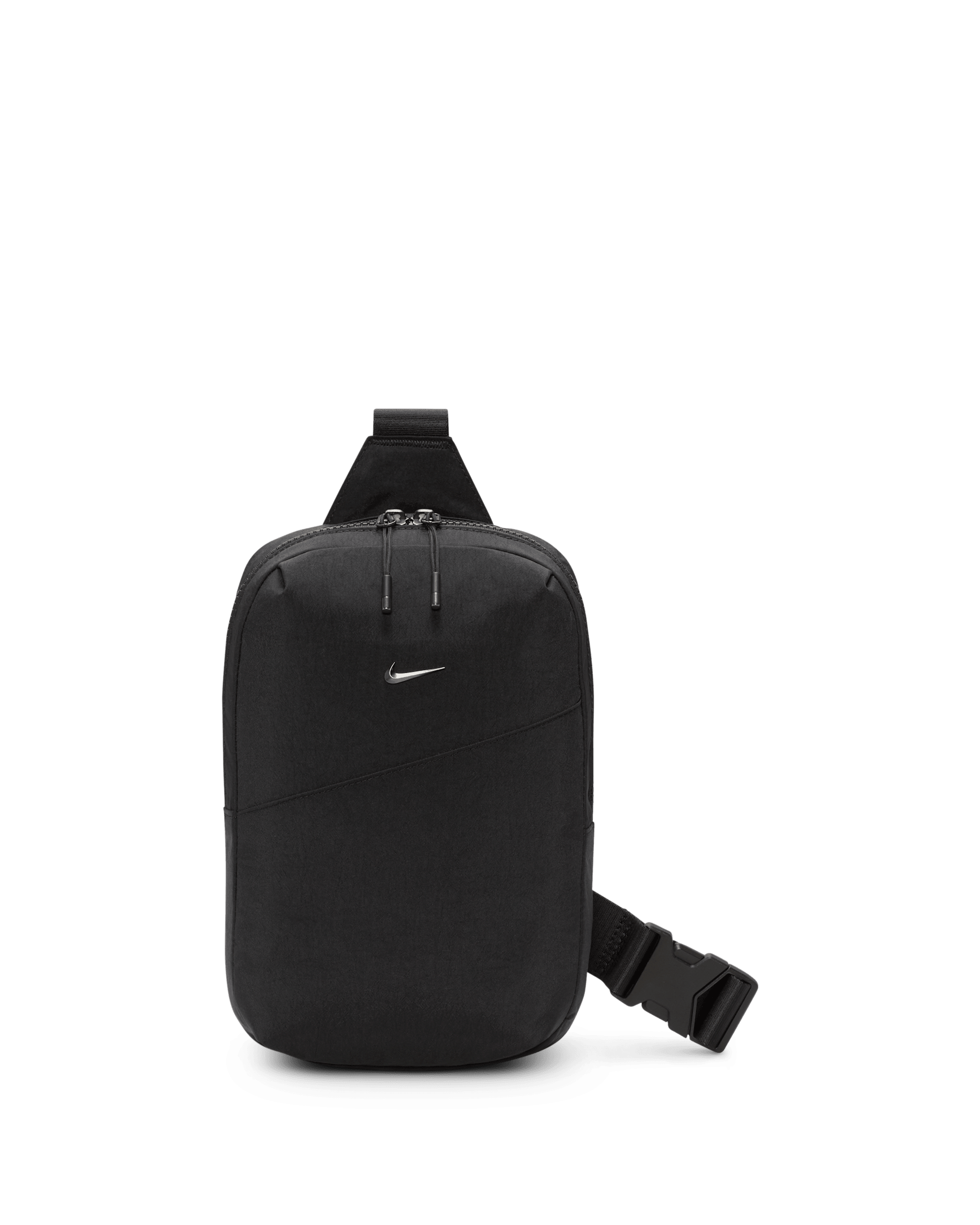 กระเป๋าพาดลำตัว Nike Aura (5 ล.) - ดำ/ดำ/Gunmetal