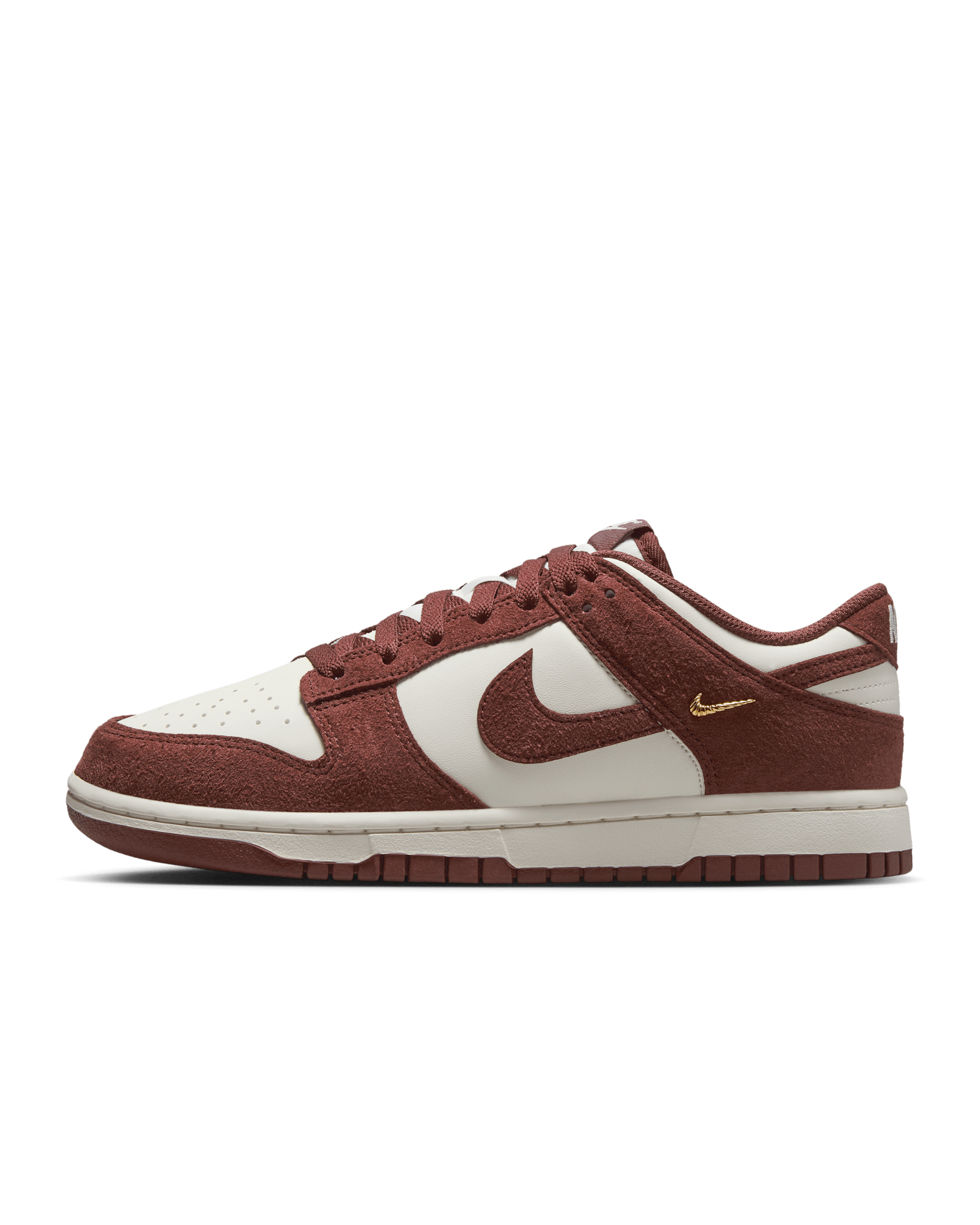 Nike Dunk Low Schuh (Damen) - Sail/Metallic Gold/Red Sepia