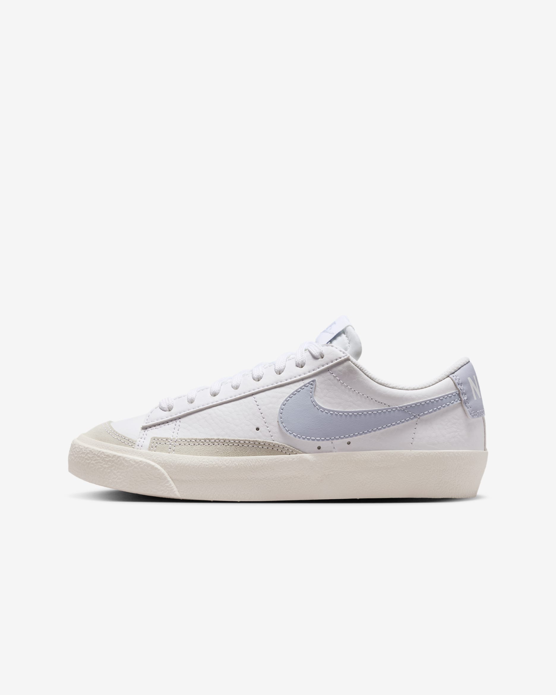Tenis para niños grandes Nike Blazer Low '77 - Blanco/Vela/Fantasma