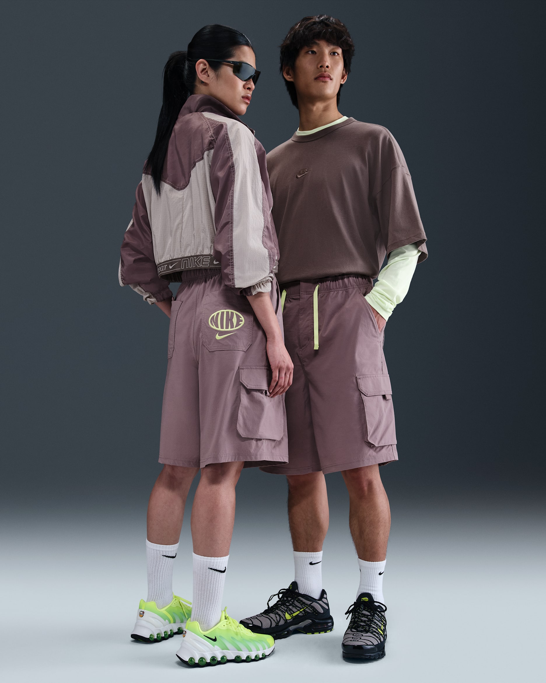 ナイキ スポーツウェア カーニー Dri-FIT カーゴ スケートボードショートパンツ - トープグレー/ライトレモンツイスト/ライトレモンツイスト