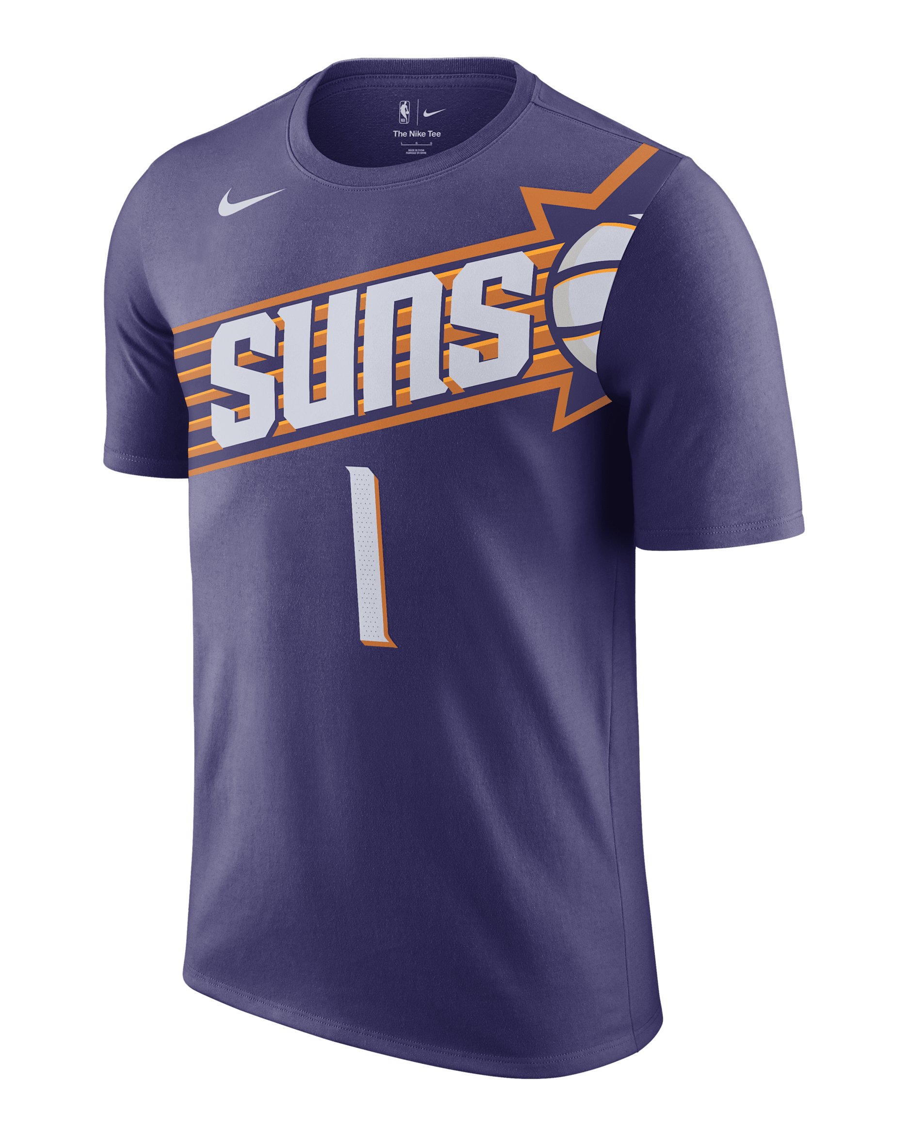 Devin Booker Phoenix Suns Men's Nike NBA T-Shirt - New Orchid