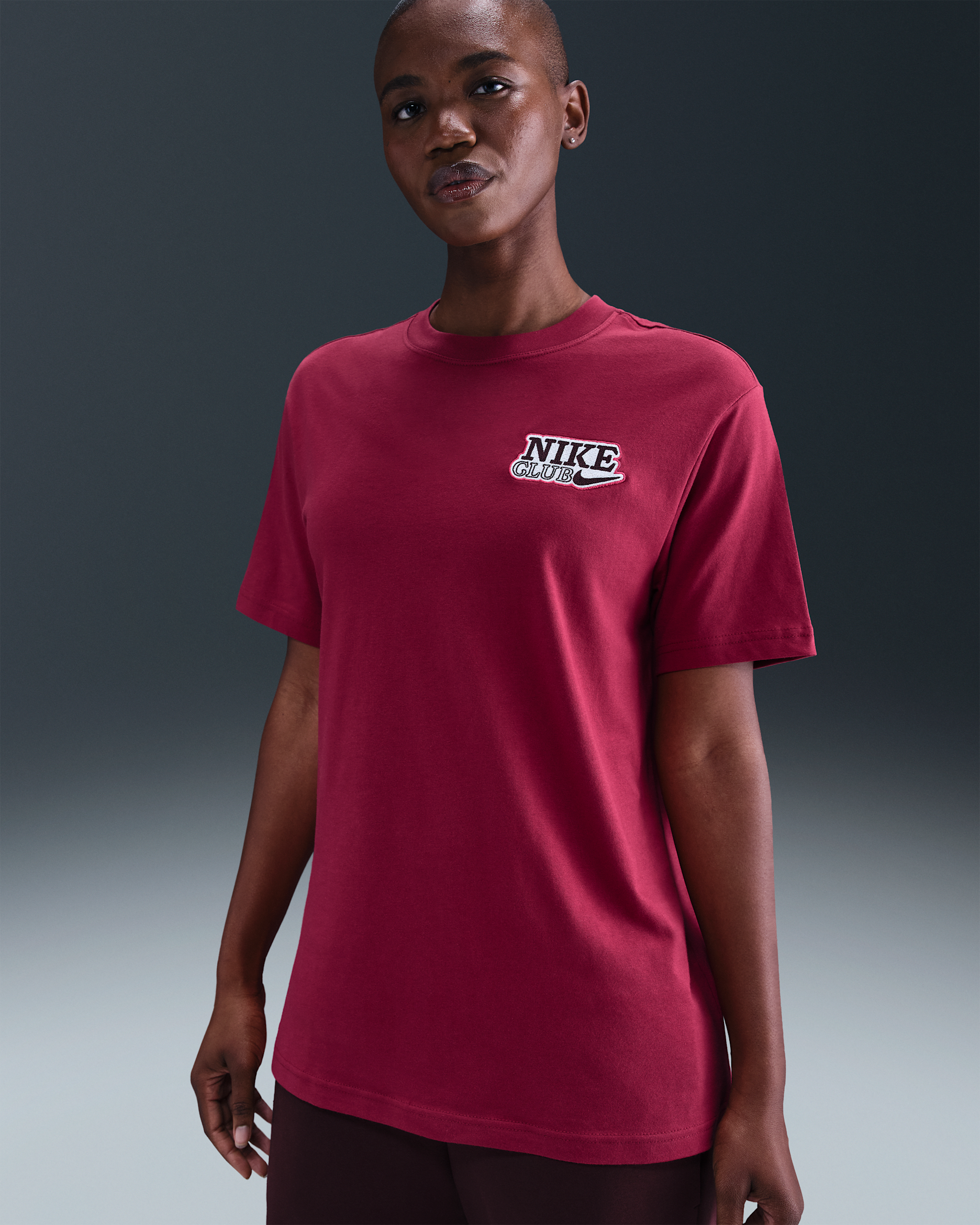 Nike Sportswear Boxy Oversized T-Shirt - Noble Red