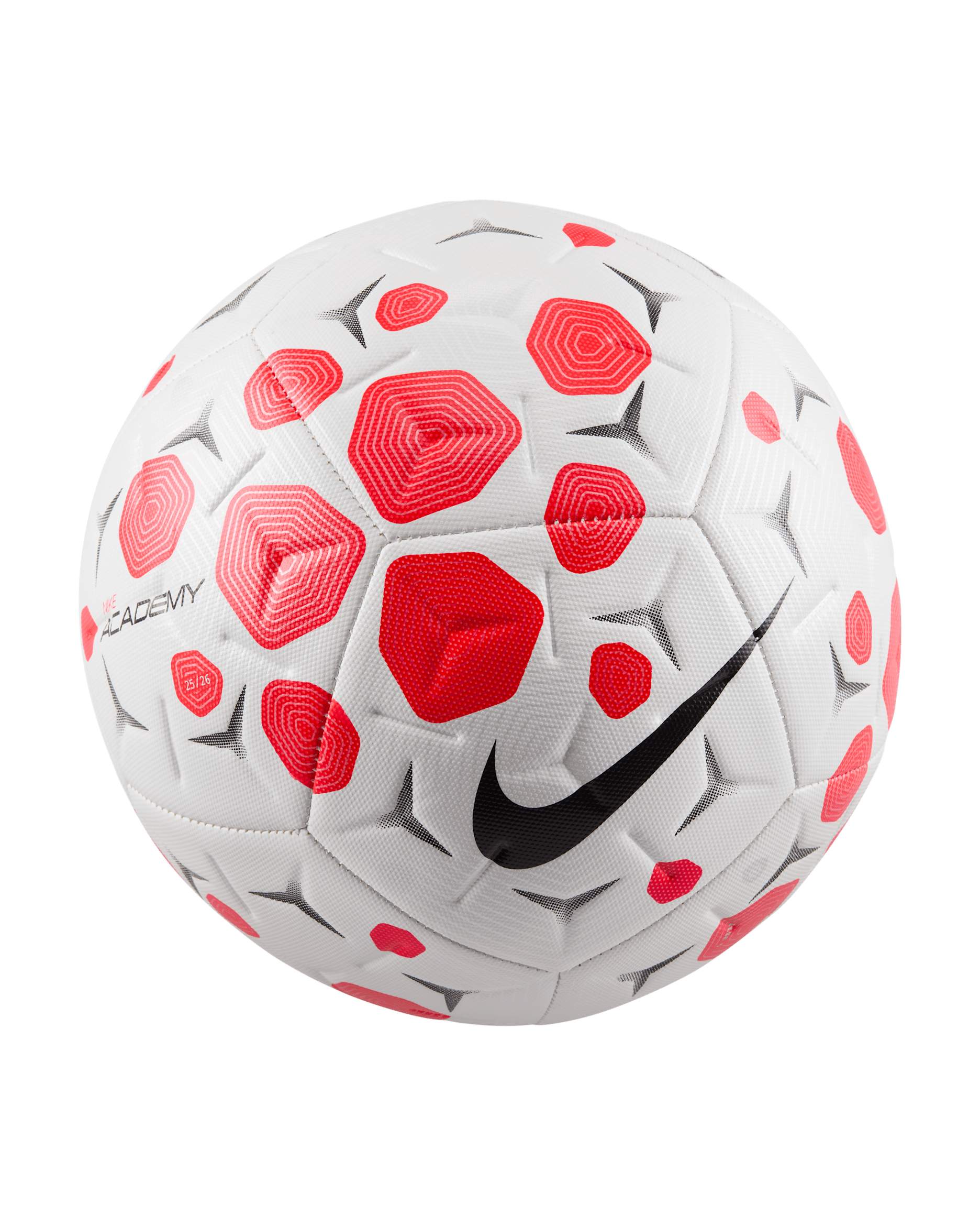 Ballon de foot Nike Academy - Blanc/Bright Crimson/Noir