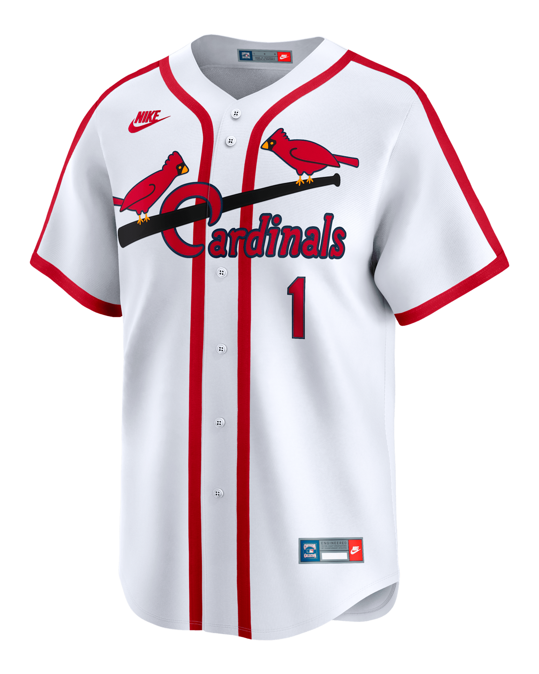 Jersey Nike Dri-FIT ADV de la MLB Limited para hombre Ozzie Smith St. Louis Cardinals Cooperstown - Blanco