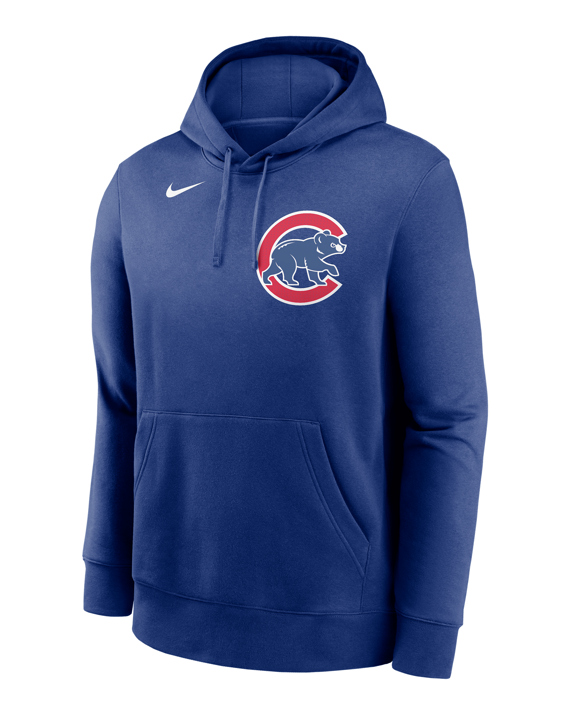Sudadera con gorro sin cierre Nike de la MLB para hombre Dansby Swanson Chicago Cubs Club - Azul