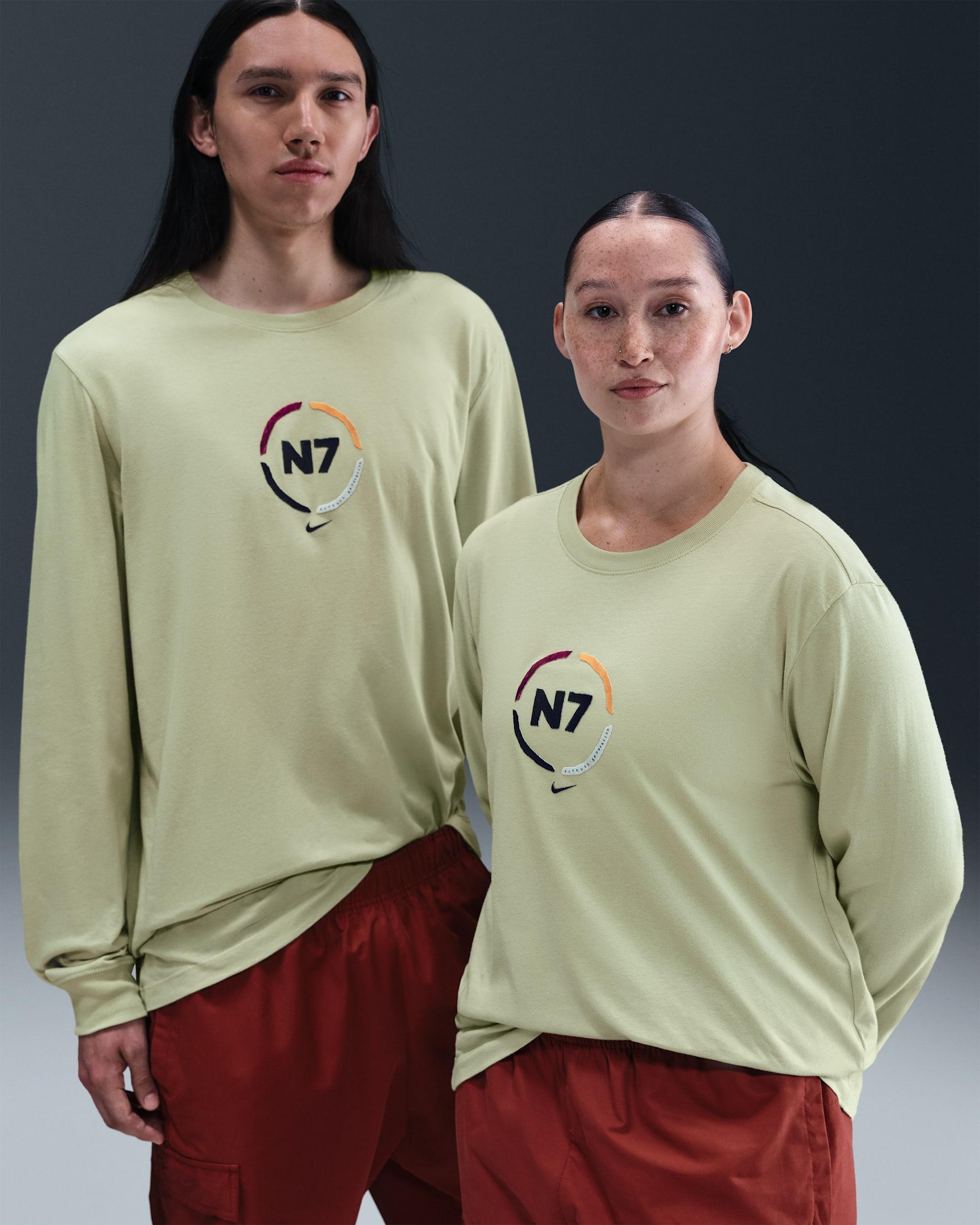 Nike Sportswear N7 Long-Sleeve Max90 T-Shirt - Olive Aura
