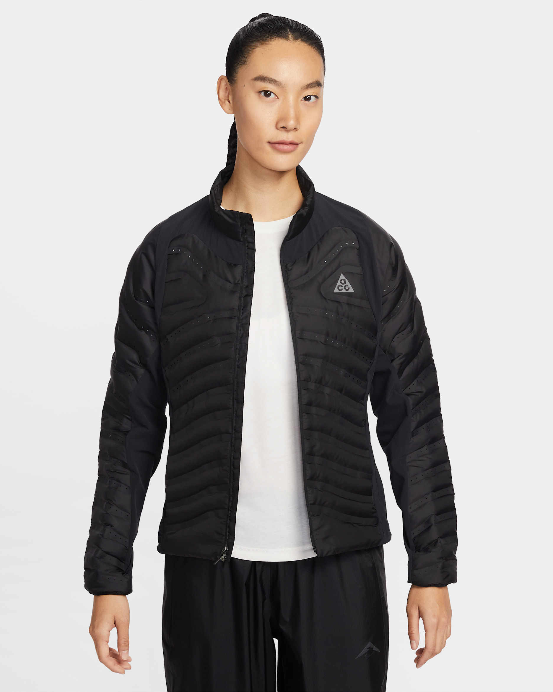 Nike ACG 'Lava Loft' Women's Therma-FIT Trail Running Jacket - Black/Black/Black/Summit White