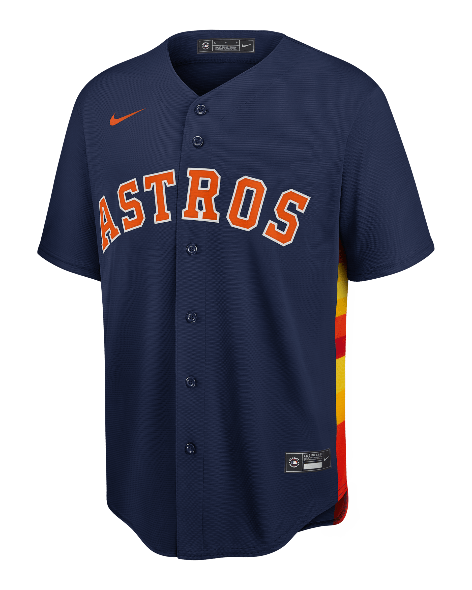 MLB Houston Astros Men's Replica Baseball Jersey - Navy