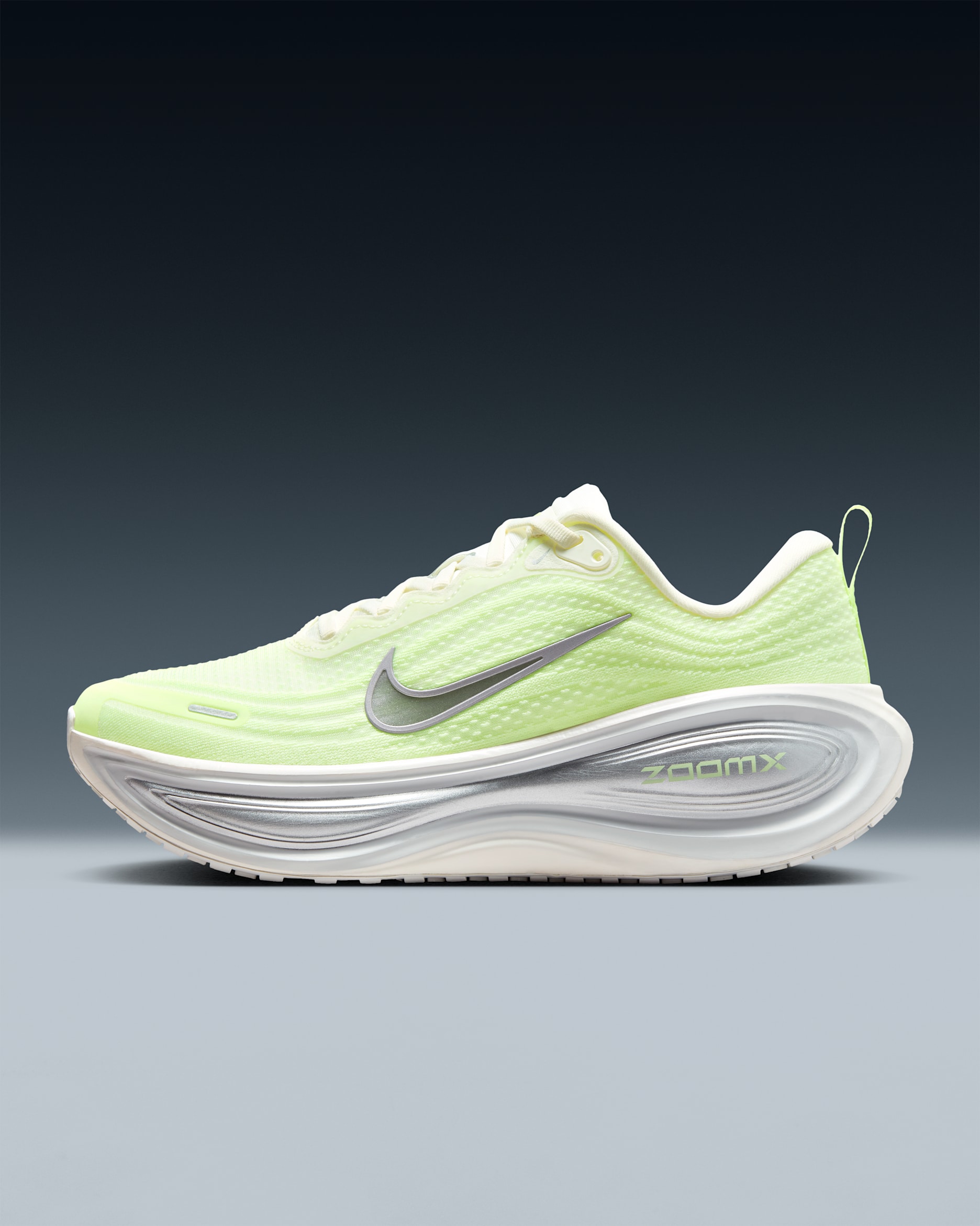 Nike Vomero Plus Women's Road Running Shoes - Sail/Barely Volt/Pure Platinum/Metallic Silver
