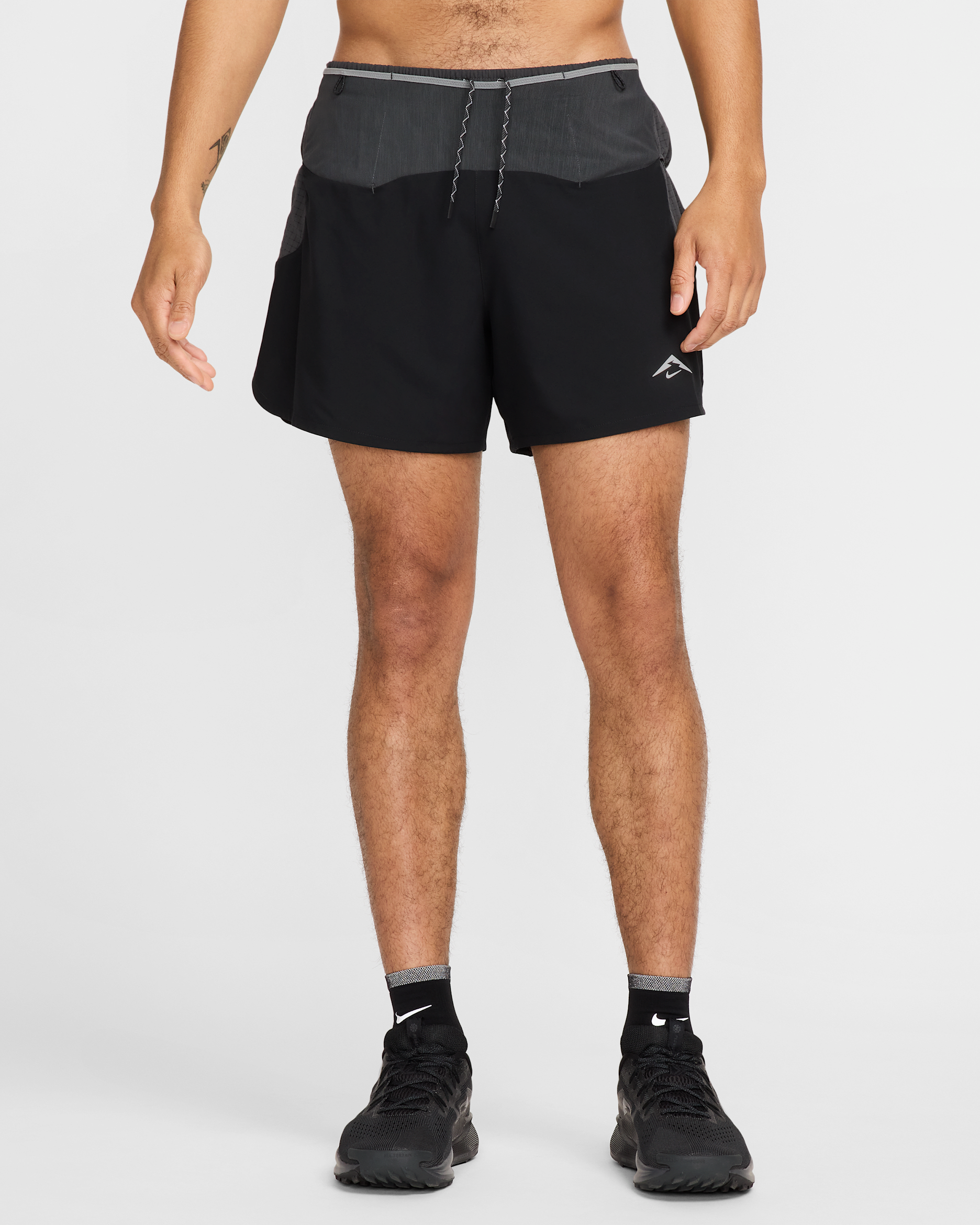 Nike Trail Second Sunrise Men's 12.5cm (approx.) Dri-FIT ADV Brief-Lined Running Shorts - Black/Anthracite/Black/Summit White
