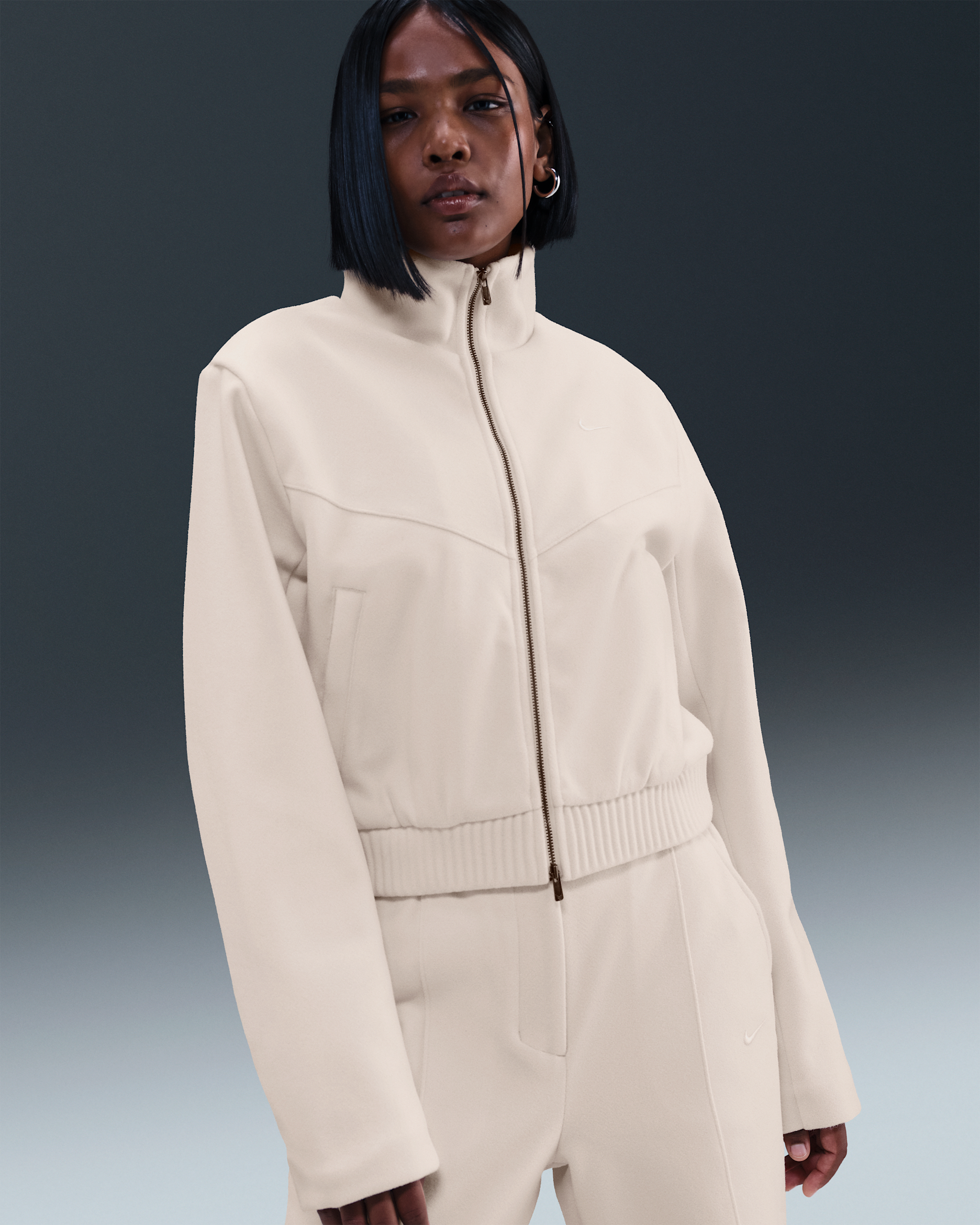 Nike Sportswear Windrunner Women's Tailored Jacket - Pale Ivory/Sail