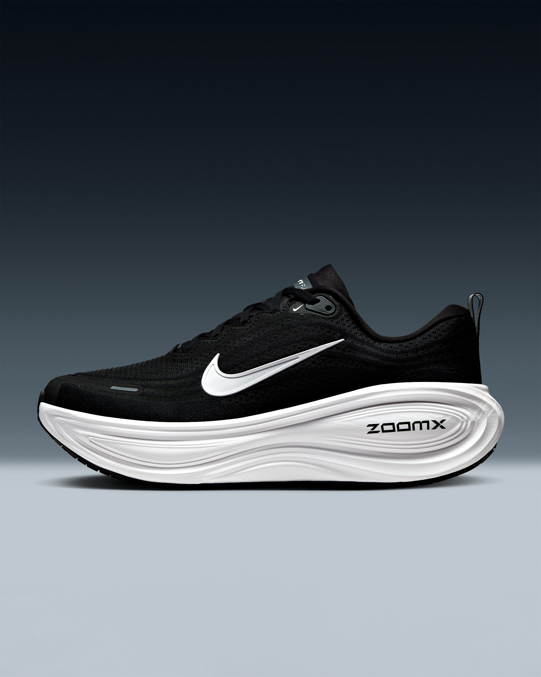 Nike Vomero Plus Men's Road Running Shoes (Extra Wide) - Black/Cool Grey/Metallic Dark Grey/White