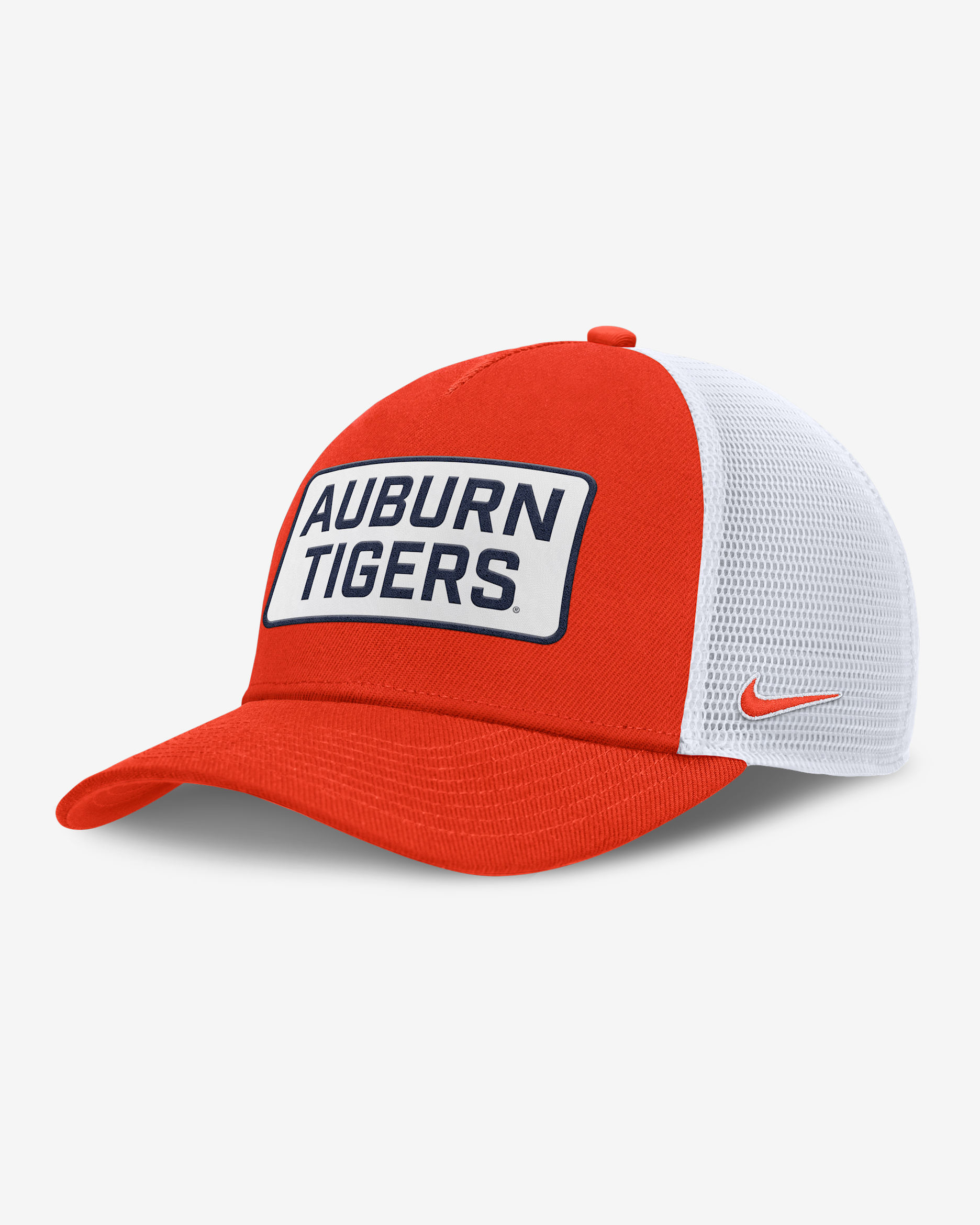 Auburn On-Field Rise Men's Nike College Trucker Adjustable Hat - Orange