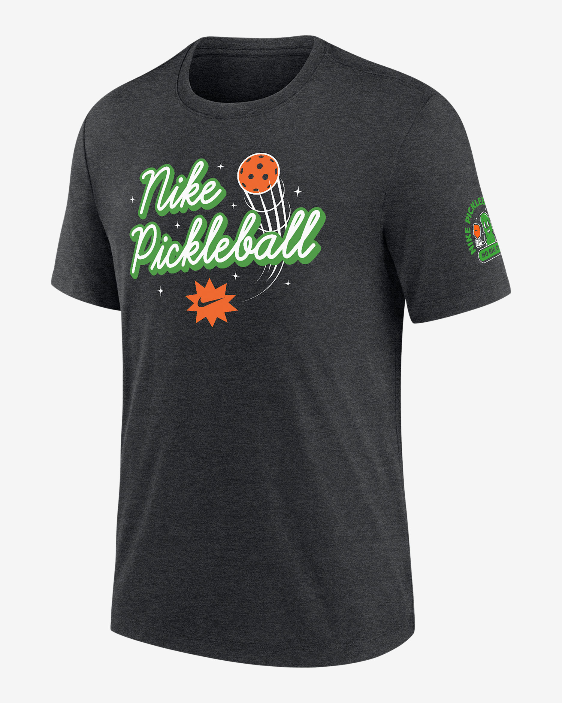 Nike Men's Pickleball T-Shirt - Black Heather