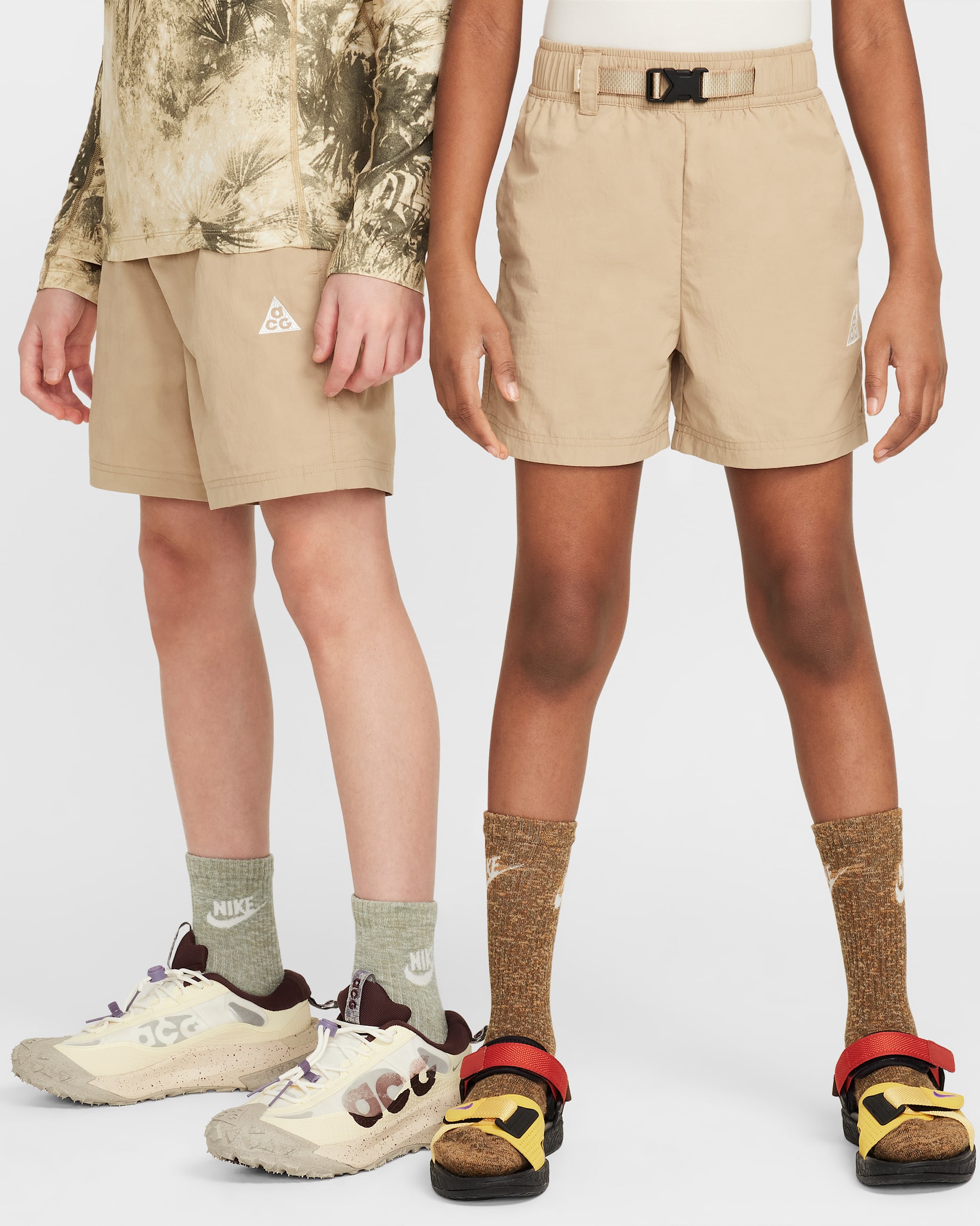 Nike ACG Big Kids' Shorts - Parachute Beige/Summit White