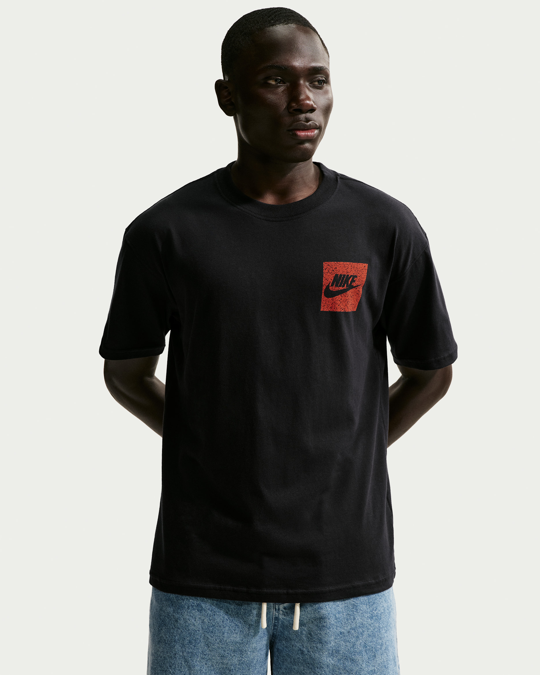 Nike basketbalshirt voor heren - Zwart