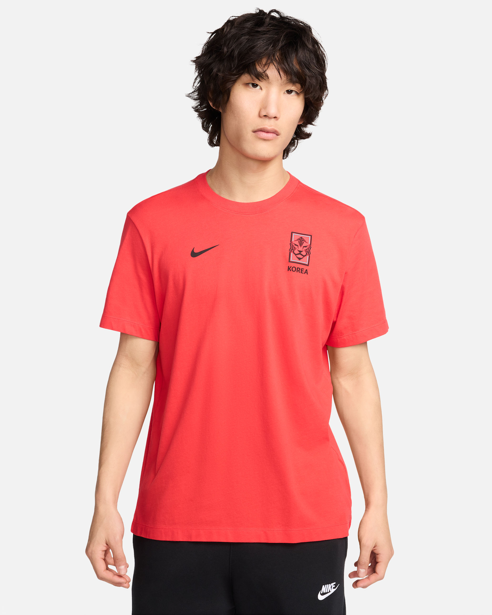 Korea Essential Men's Nike Football T-Shirt - Global Red