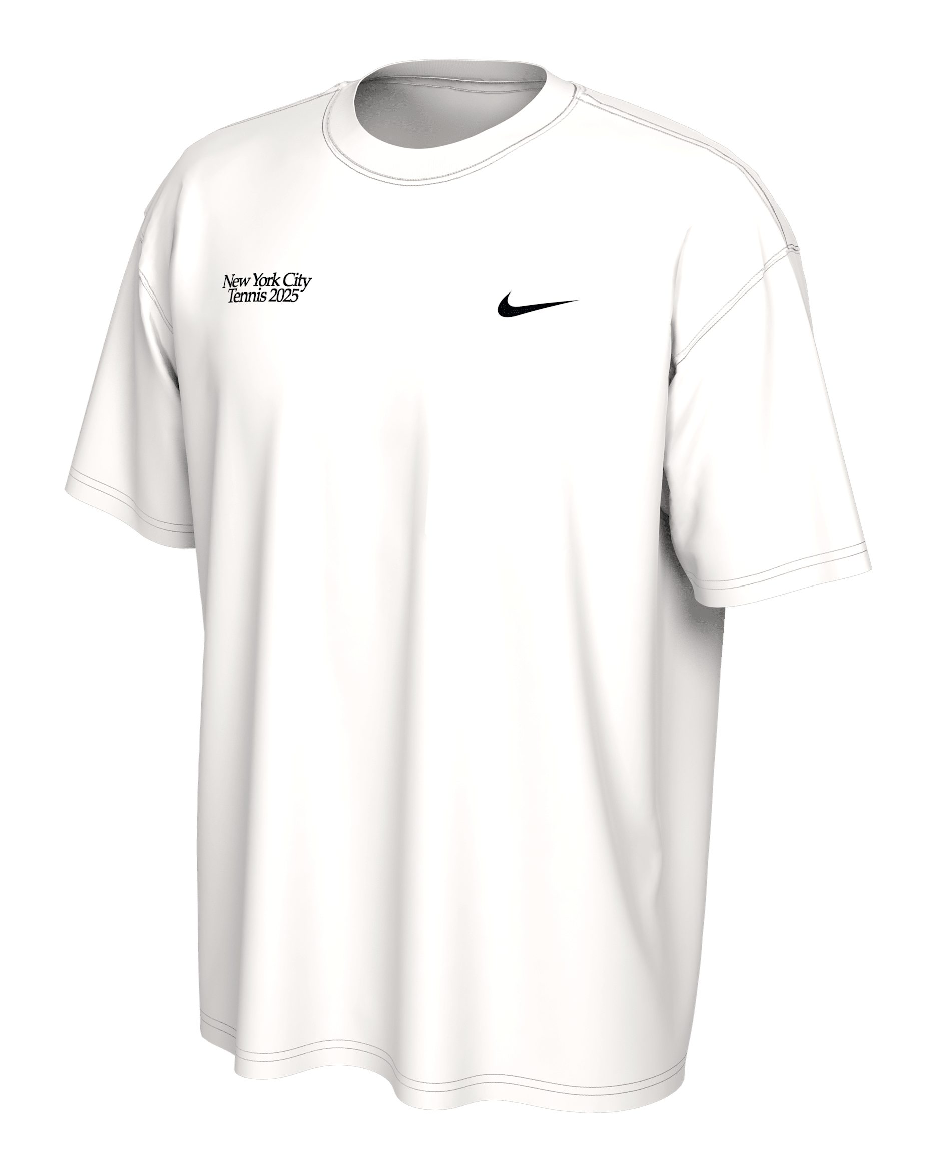 Playera de tenis NikeCourt - Blanco/Negro
