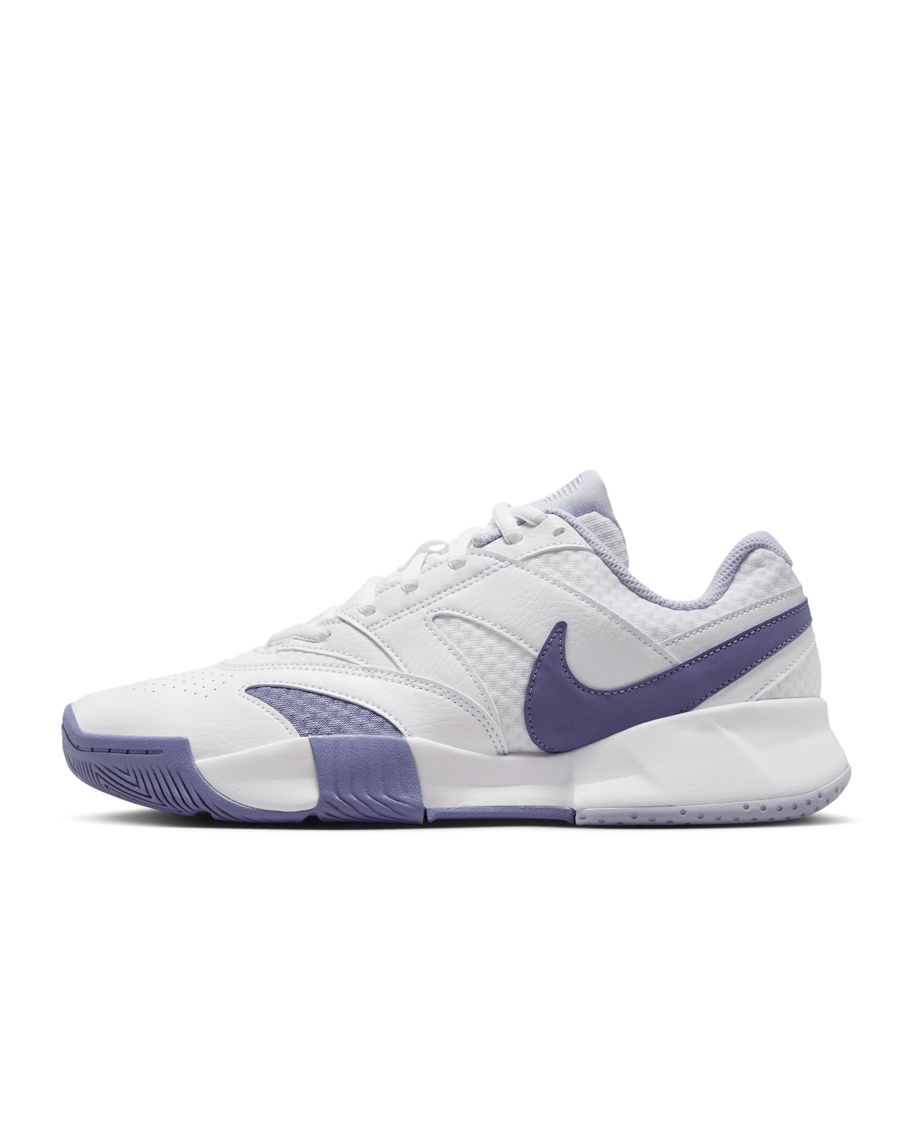 NikeCourt Lite 4 Women's Tennis Shoes - White/Ghost/World Indigo