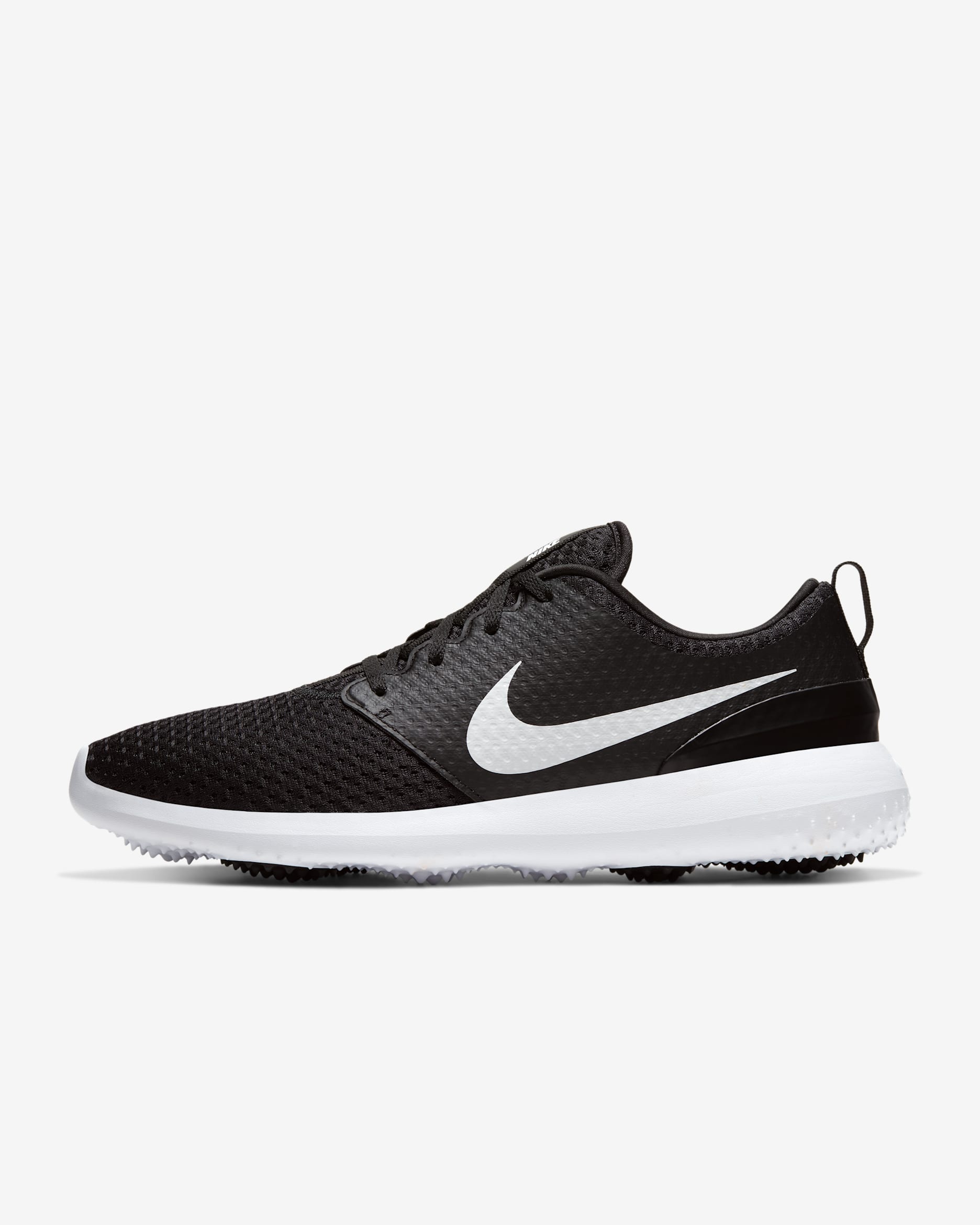 Calzado de golf para hombre Nike Roshe G - Negro/Blanco/Blanco metálico